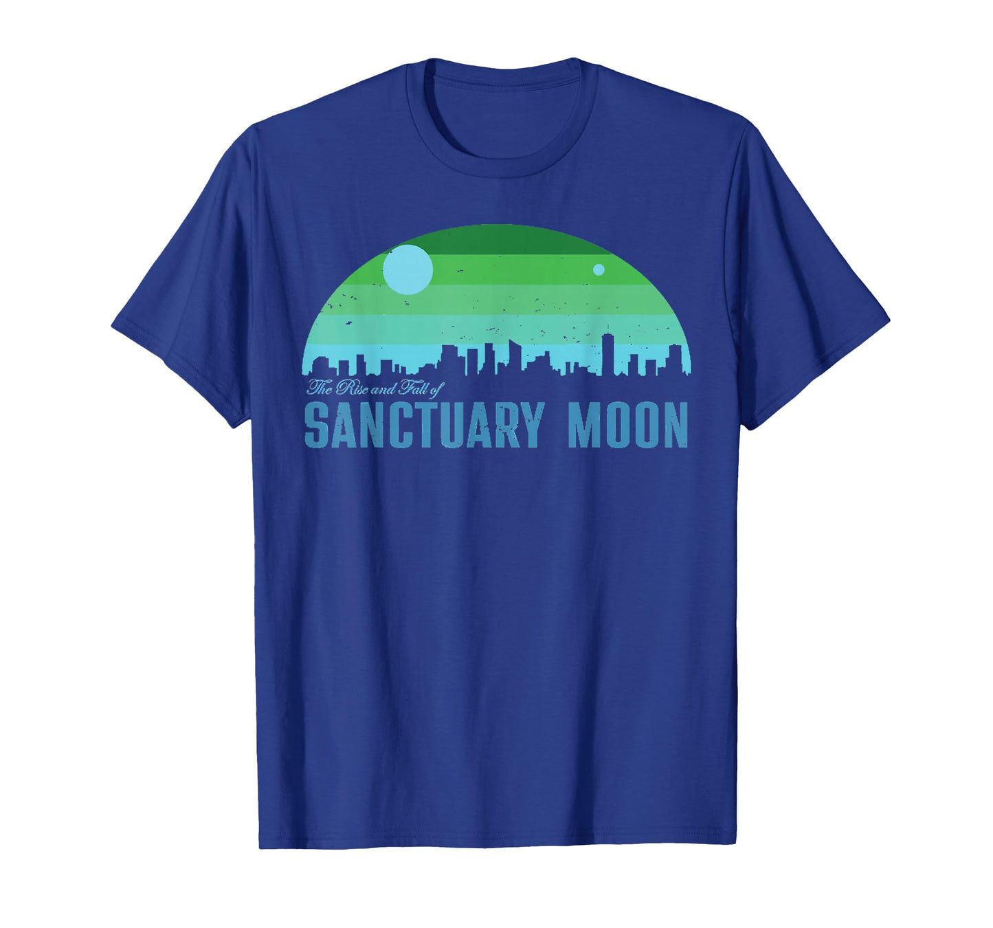 Retro The Rise And Fall Of Sanctuary Moon T-Shirt