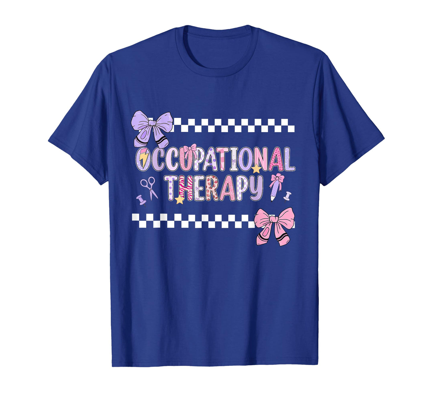 Occupational Therapy Vintage Bow Coquette OT COTA Therapist T-Shirt