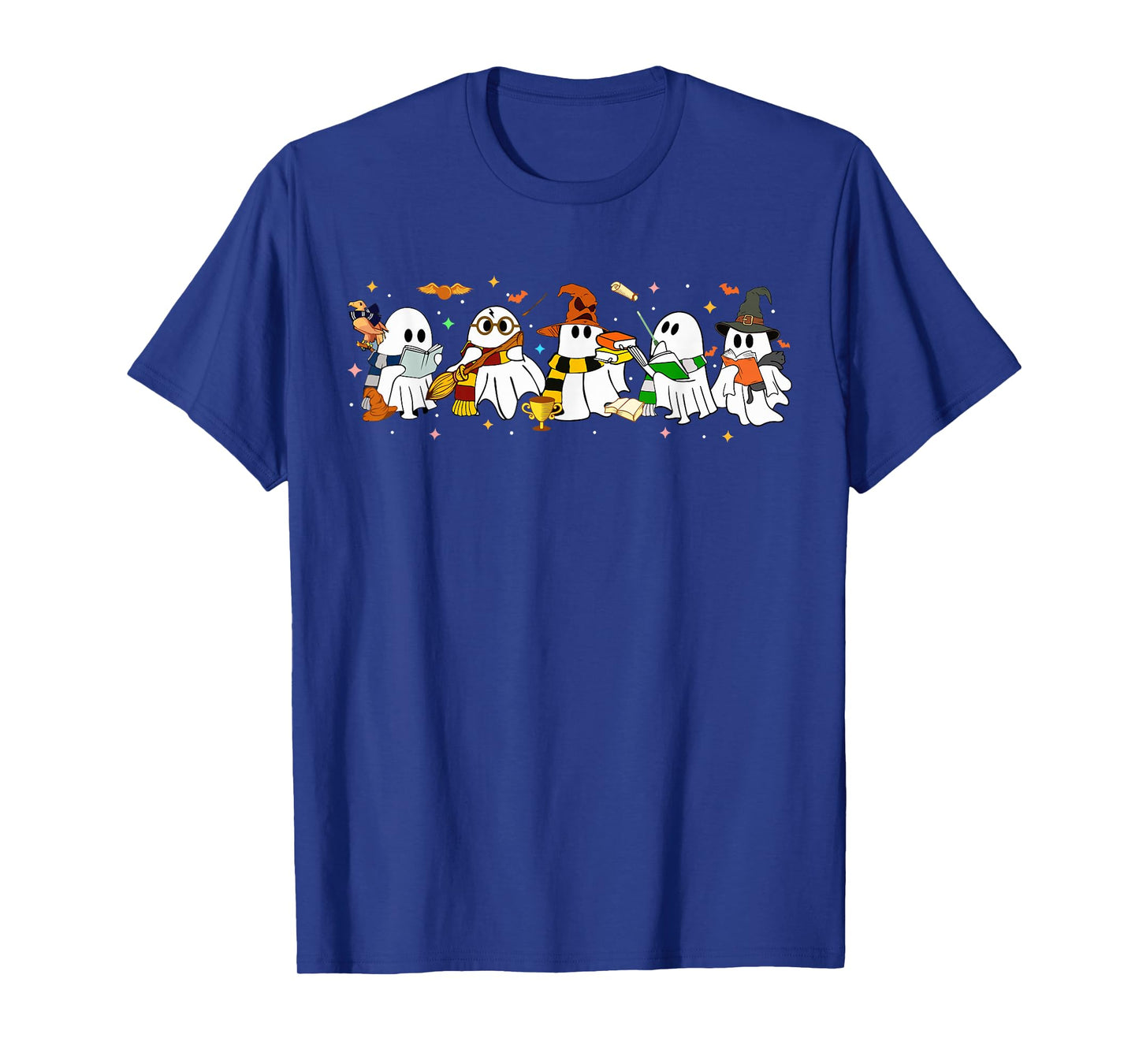 Cute Witch Ghost Funny Halloween Outfit Men Women Boy Girl T-Shirt
