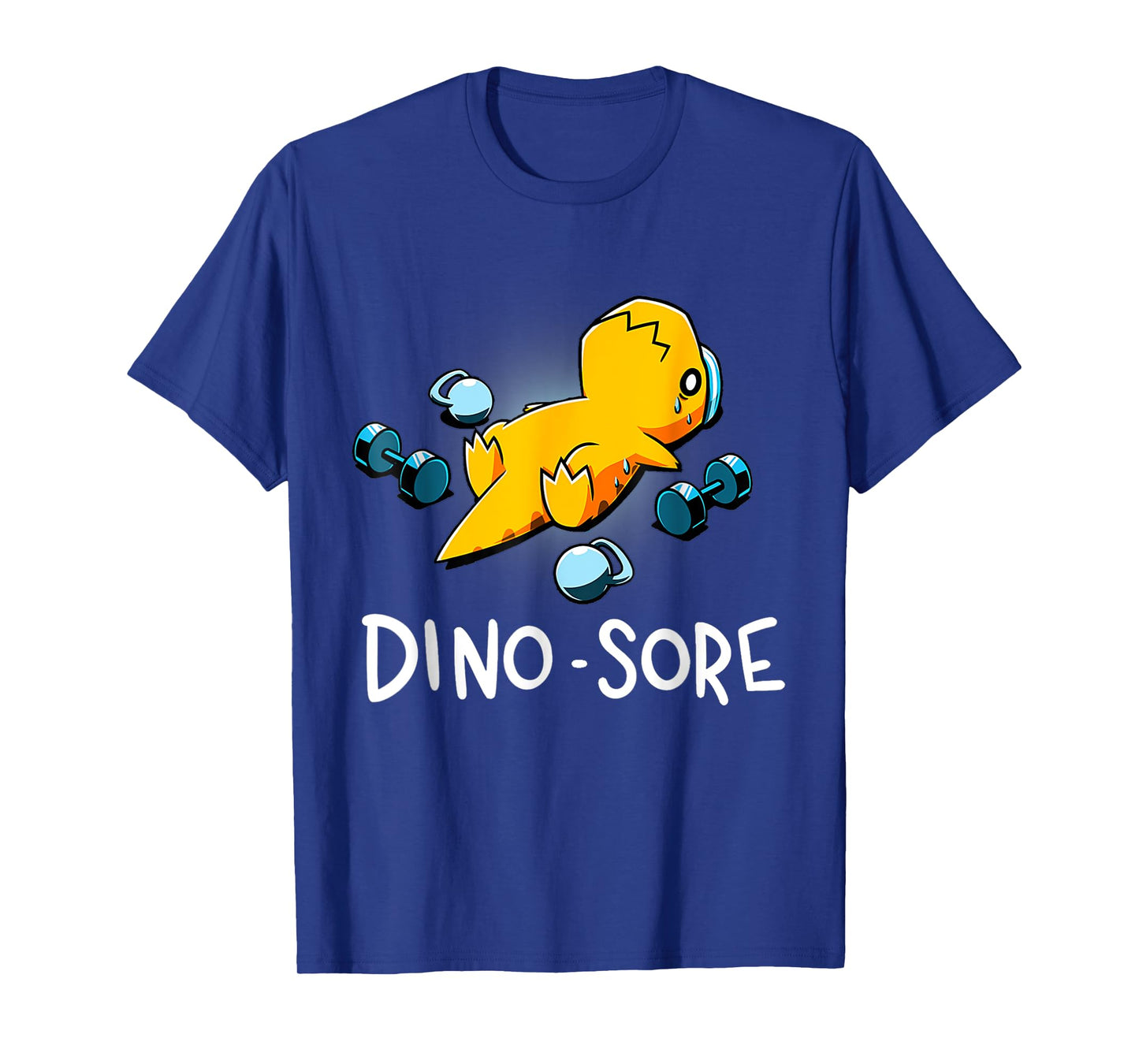 Funny Dinosaur Workout Gym Fitness Lifting, Cute Dino Sore T-Shirt