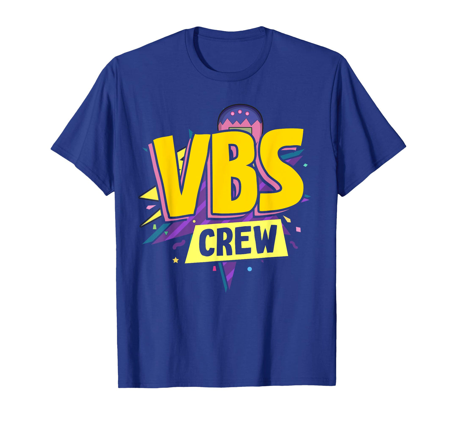 VBS Crew Vacation Bible VBS Teacher Groovy Christian School T-Shirt for Men Women Kids