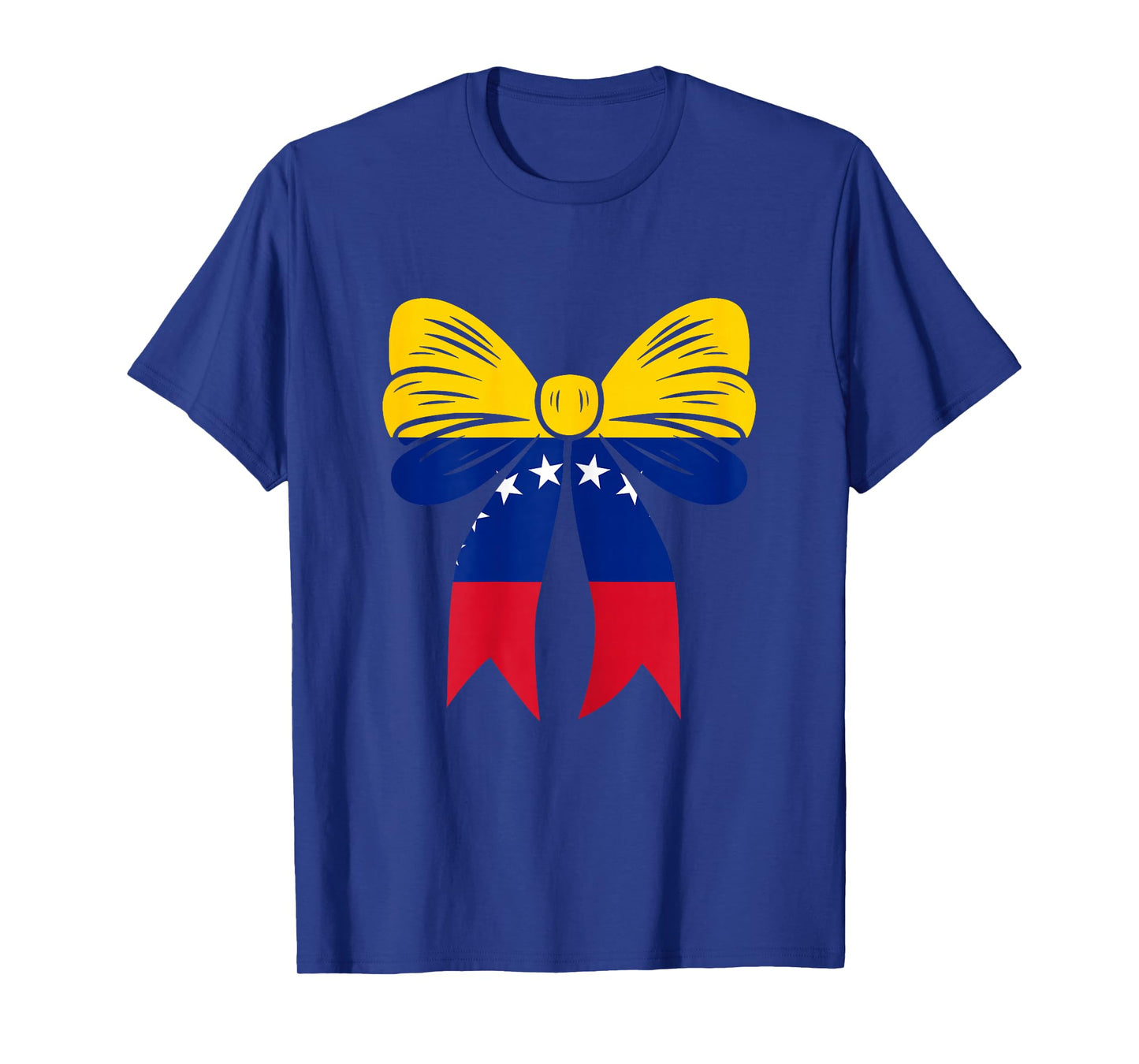 Venezuela Girl Coquette Bow Cute Ribbon Venezuelan Flag T-Shirt