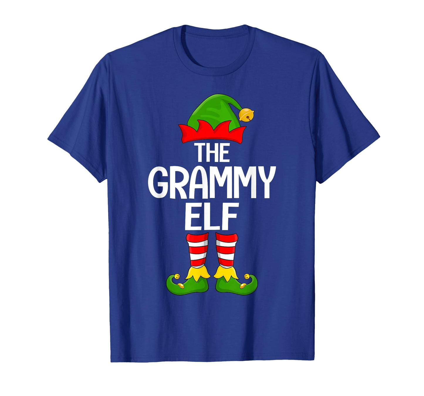 Grammy Elf Xmas Matching Family Elf Squad Christmas Women T-Shirt