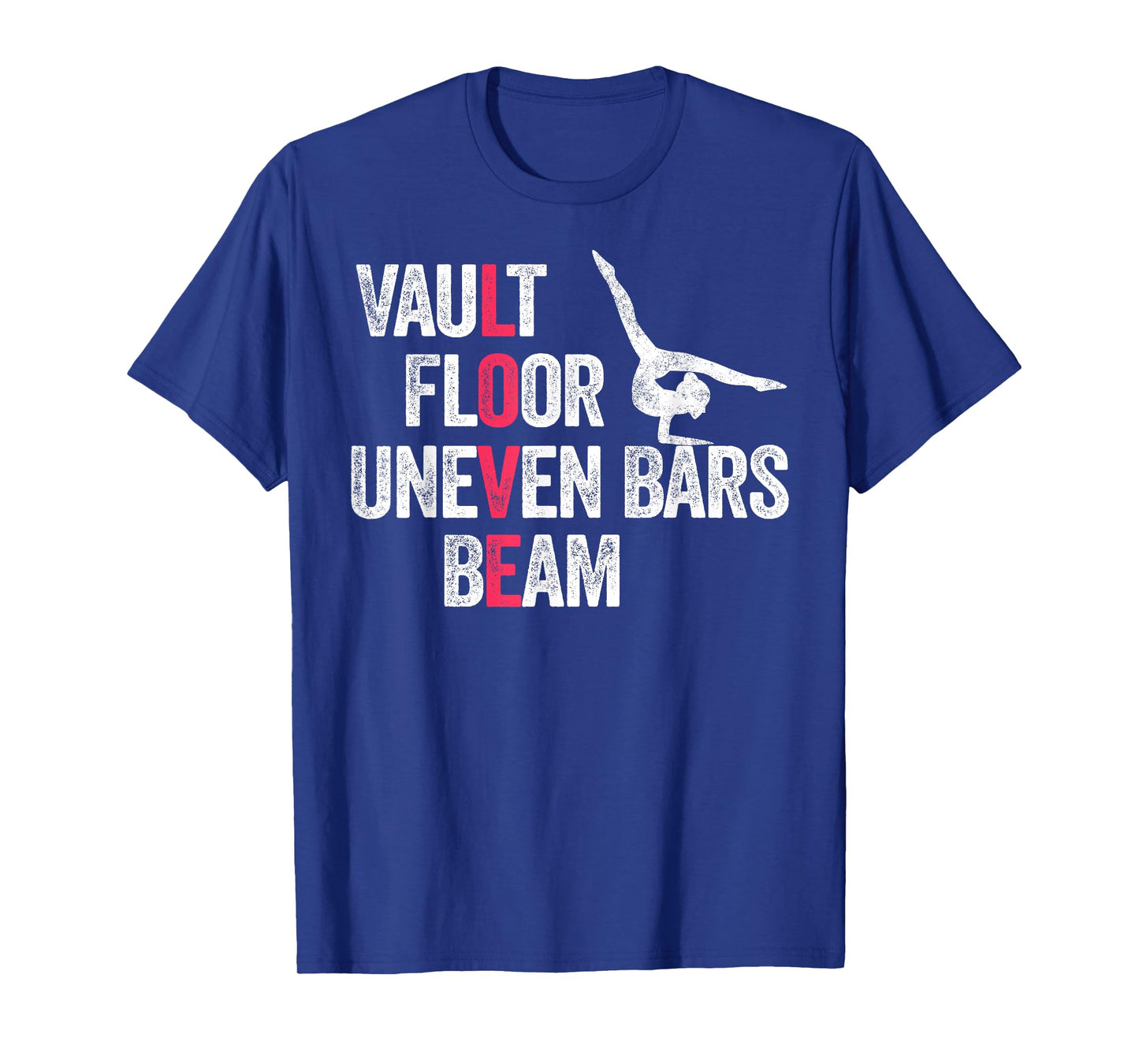 Vault Floor Uneven Bars Beam T-Shirt Gymnastics Gymnast Gift T-Shirt