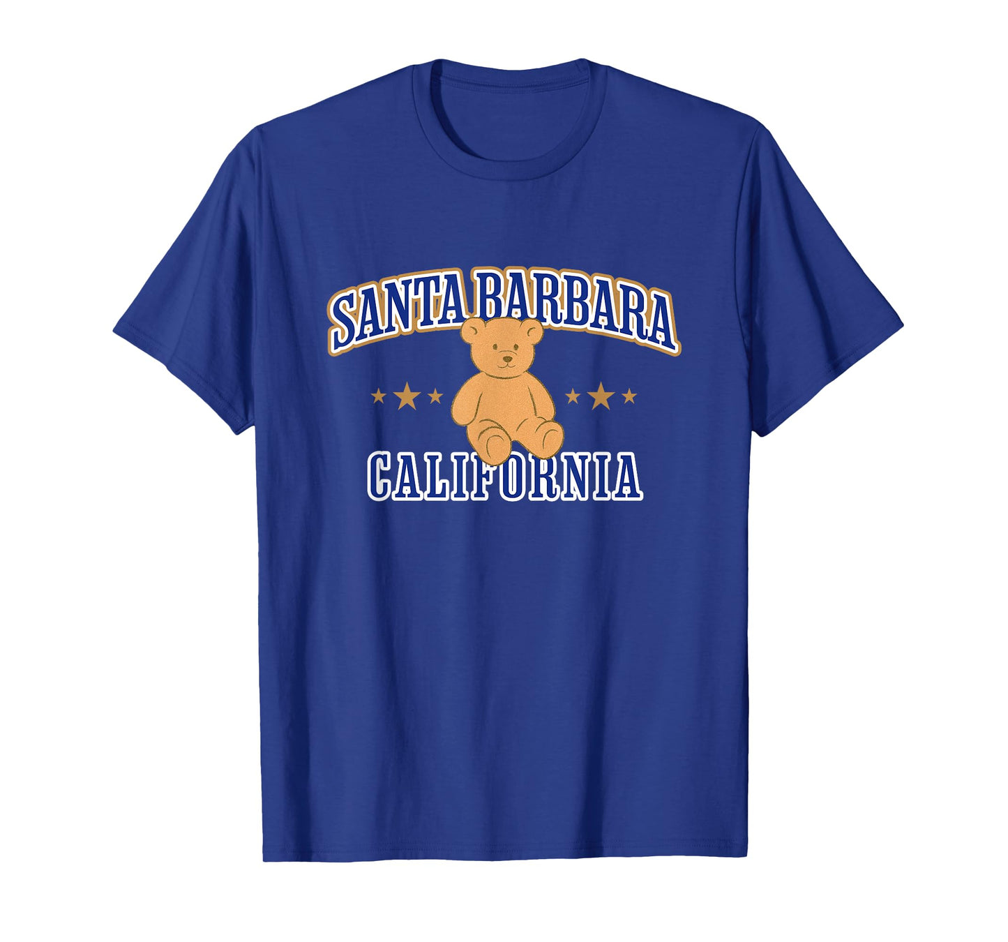 Santa Barbara California Teddy Bear Casual T-Shirt