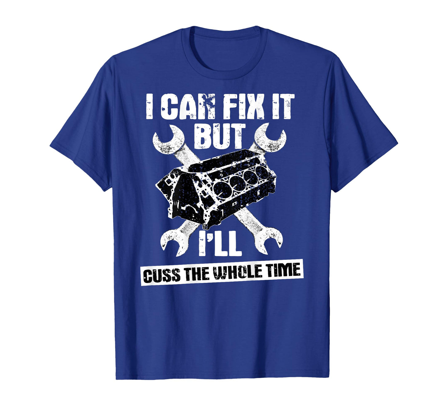 Mechanic Funny Car Repair Design On Back T-Shirt