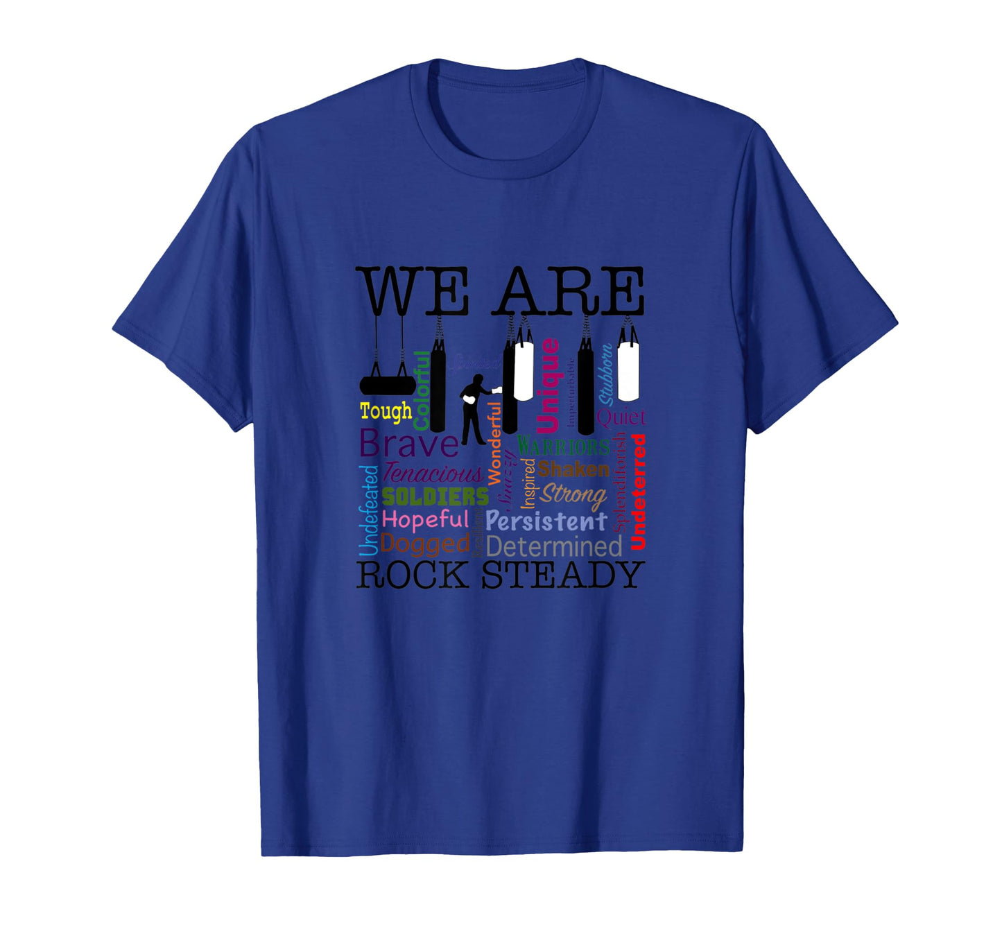 We are Rock Steady Women's Boxing Word Art T-Shirt