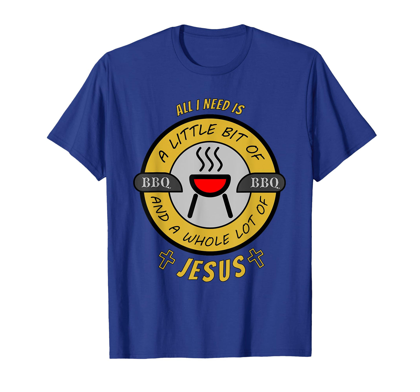 WHOLE LOT OF JESUS SUMMER BBQ CHEF CHURCH PARTY FUN COOKING T-Shirt