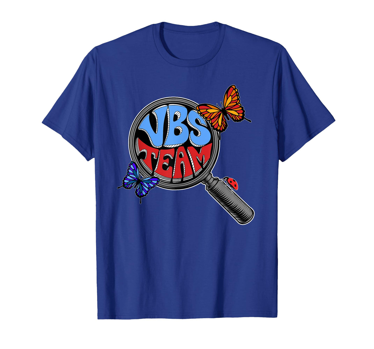 VBS 2025 Vacation Bible School VBS Team Hand Lens T-Shirt