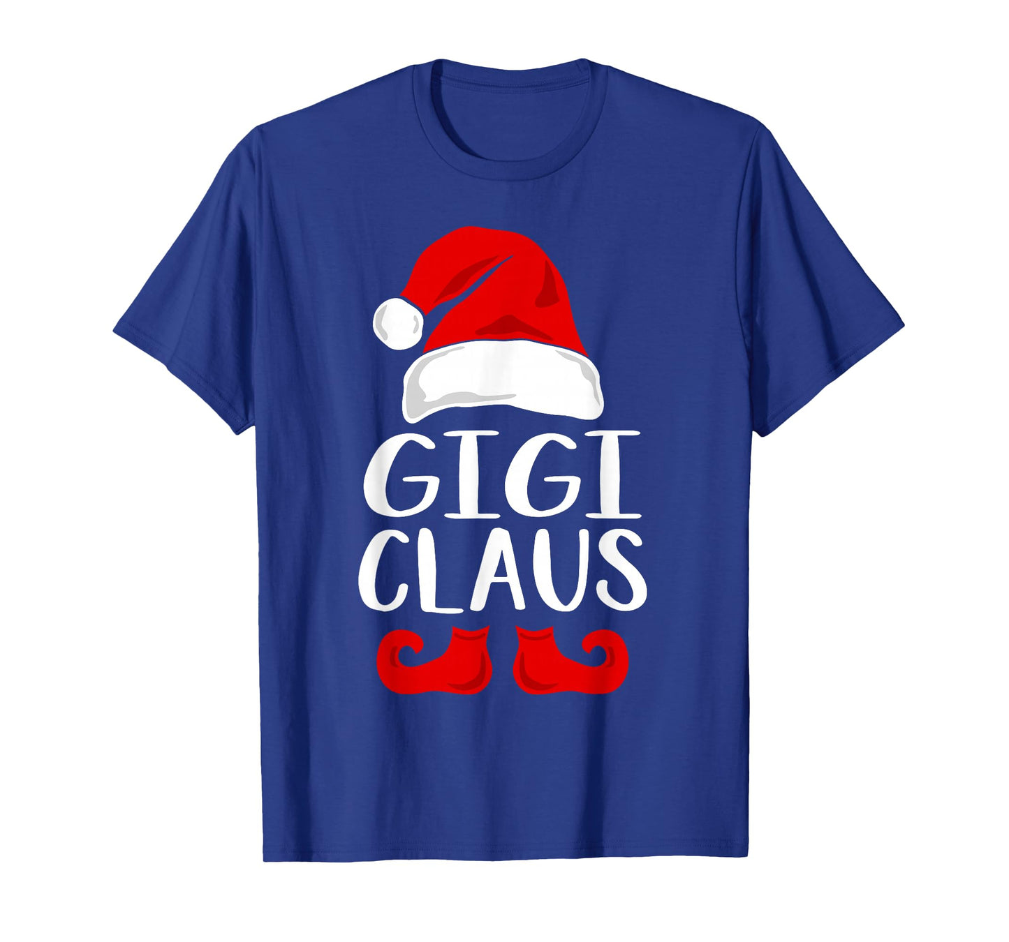 Gigi Claus Funny Grandma Santa Claus Red Christmas T-Shirt