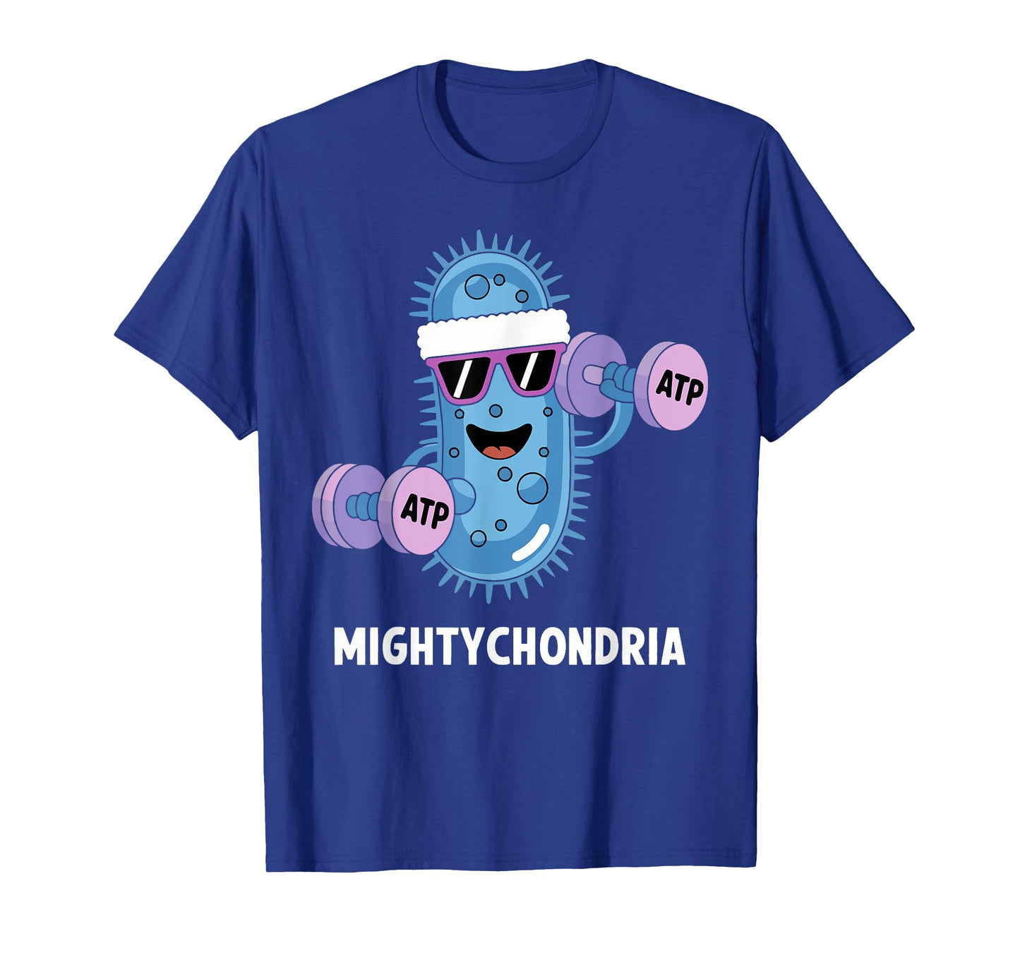 Mightychondria Funny Science Gym ATP Biology Workout T-Shirt