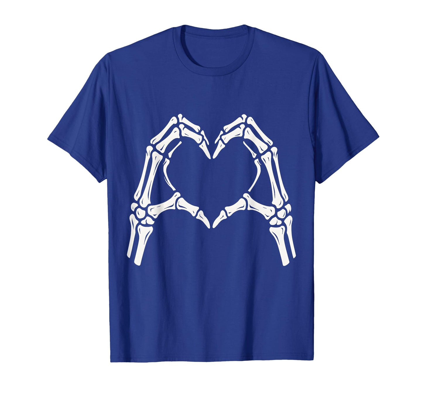 Skeleton Hand Heart Sign Vintage Halloween Costume T-Shirt