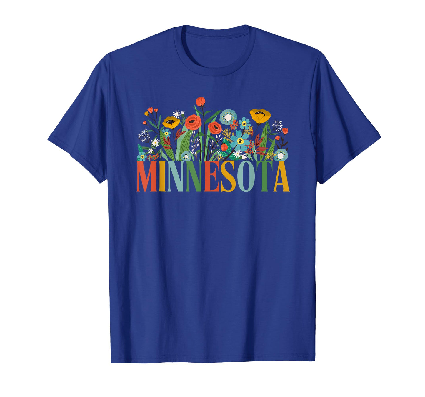 Minnesota Floral Vacation Group Matching T-Shirt