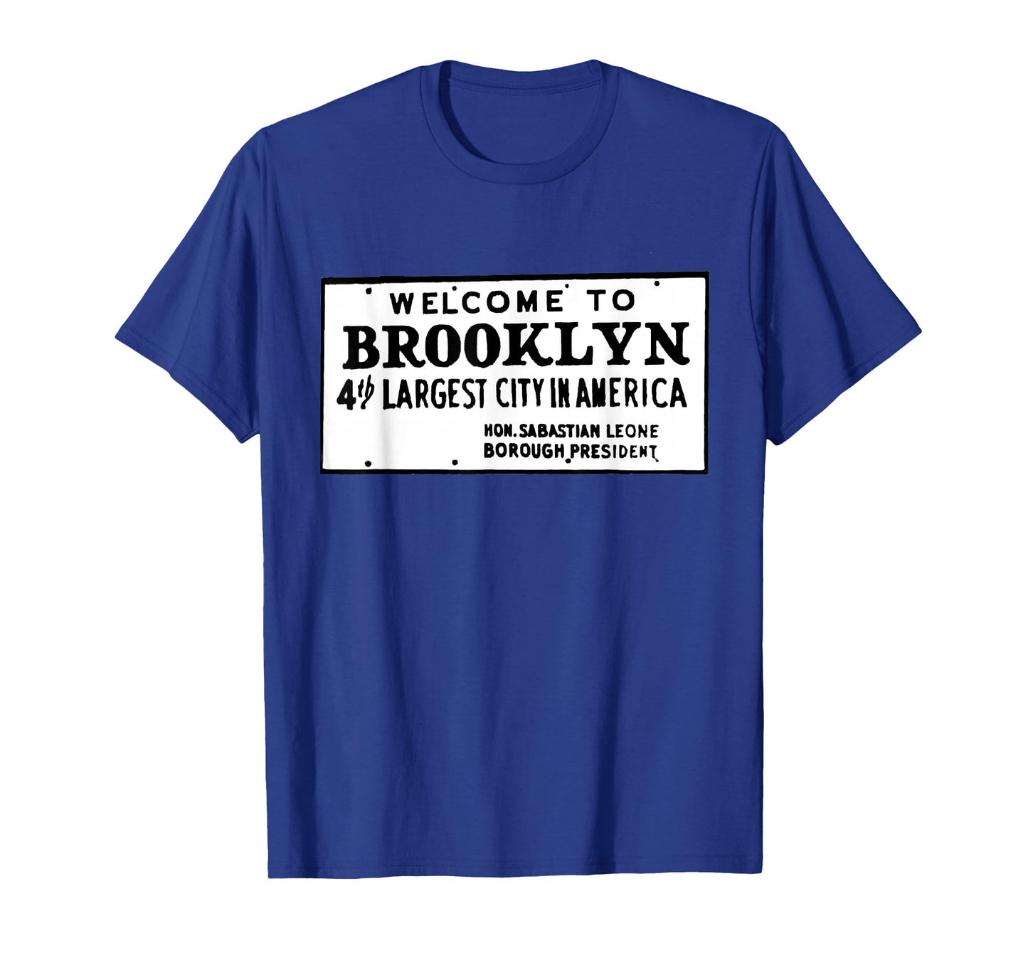 Old School Retro Welcome To Brooklyn Sign T-Shirt