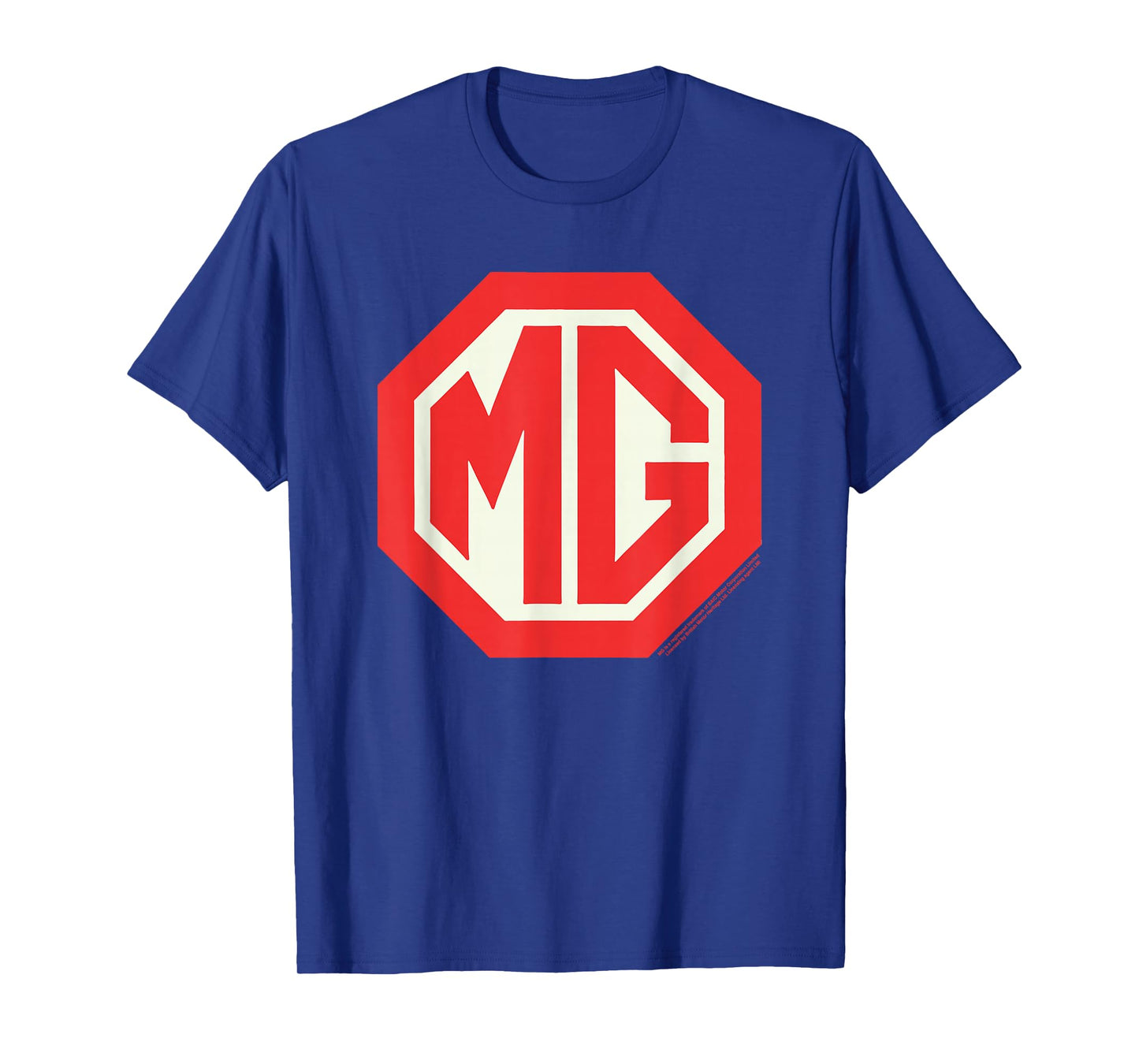 MG Car Retro Red Badge Logo T-Shirt