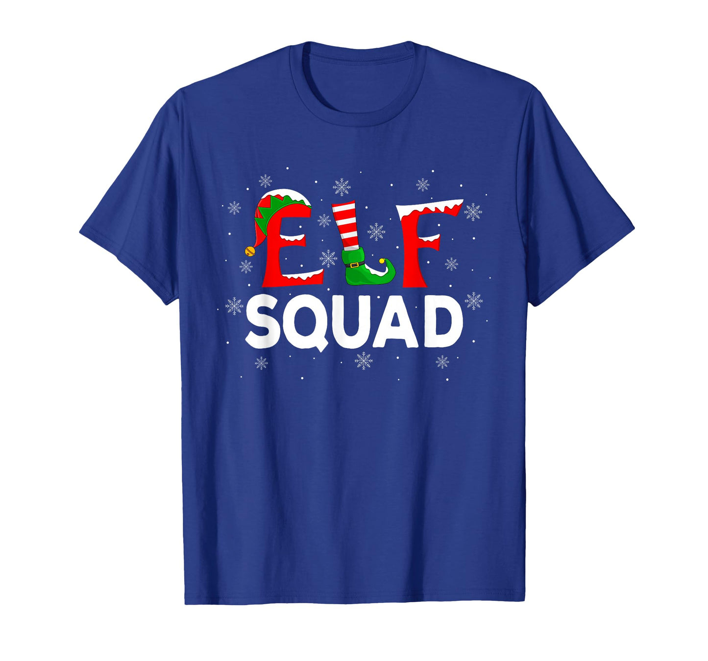 Elf Squad Matching Family Group Xmas Pajamas Elf Christmas T-Shirt