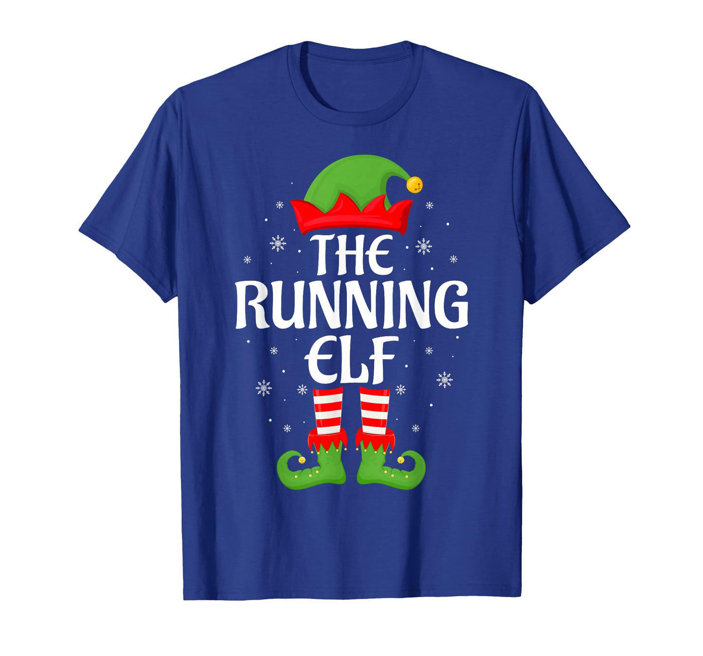 Running Elf Xmas Family Matching Elf Squad Christmas T-Shirt