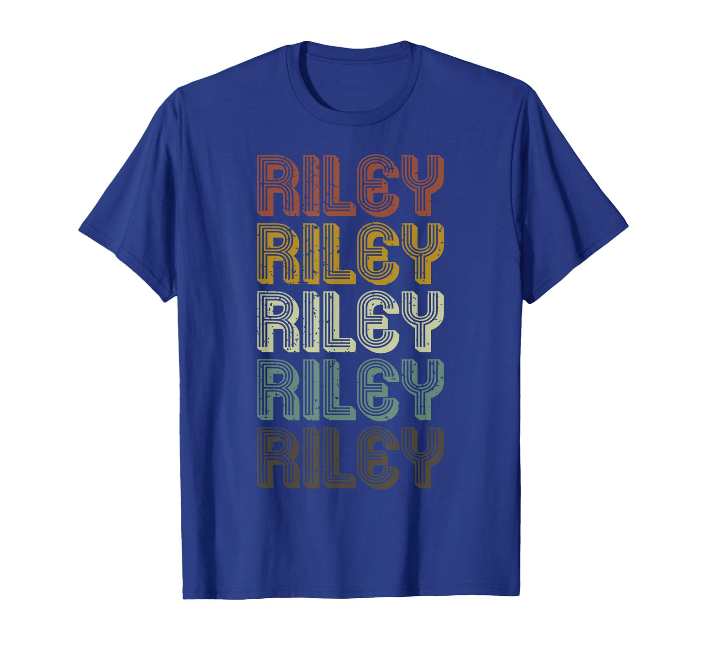 Retro Riley First Name Personalized Riley Groovy Vintage T-Shirt