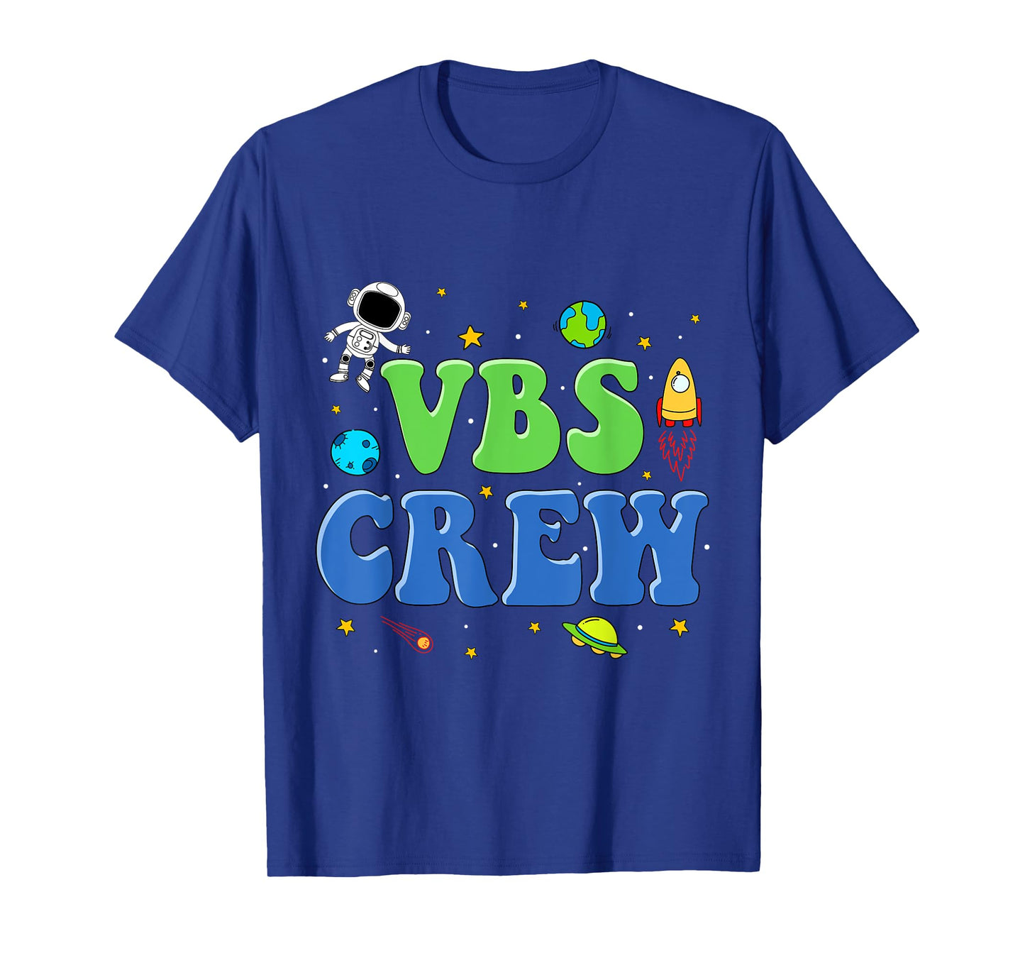VBS Crew Vacation Bible School Space Astronaut Kids 2023 T-Shirt