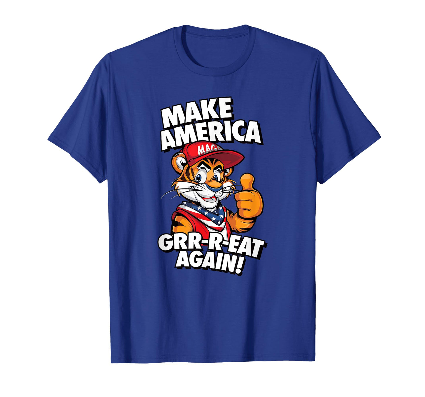 MAKE AMERICA GRR-R-EAT AGAIN Trump Tiger cereal parody 2024 T-Shirt