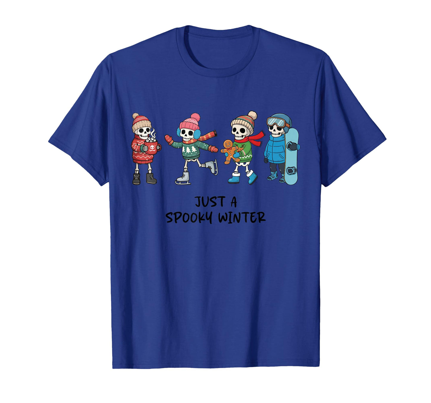Just A Spooky Winter Halloween Christmas Winterween T-Shirt
