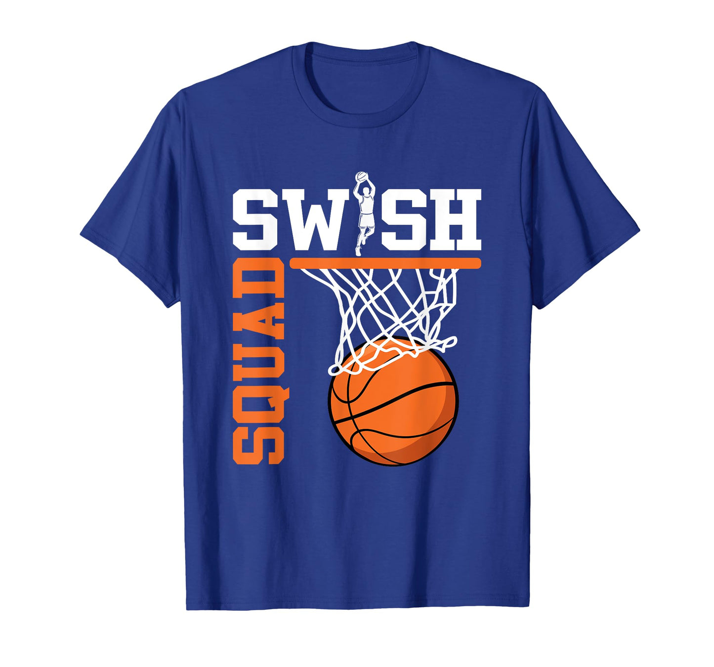 Swish Squad Girl Basketball Player T-Shirt
