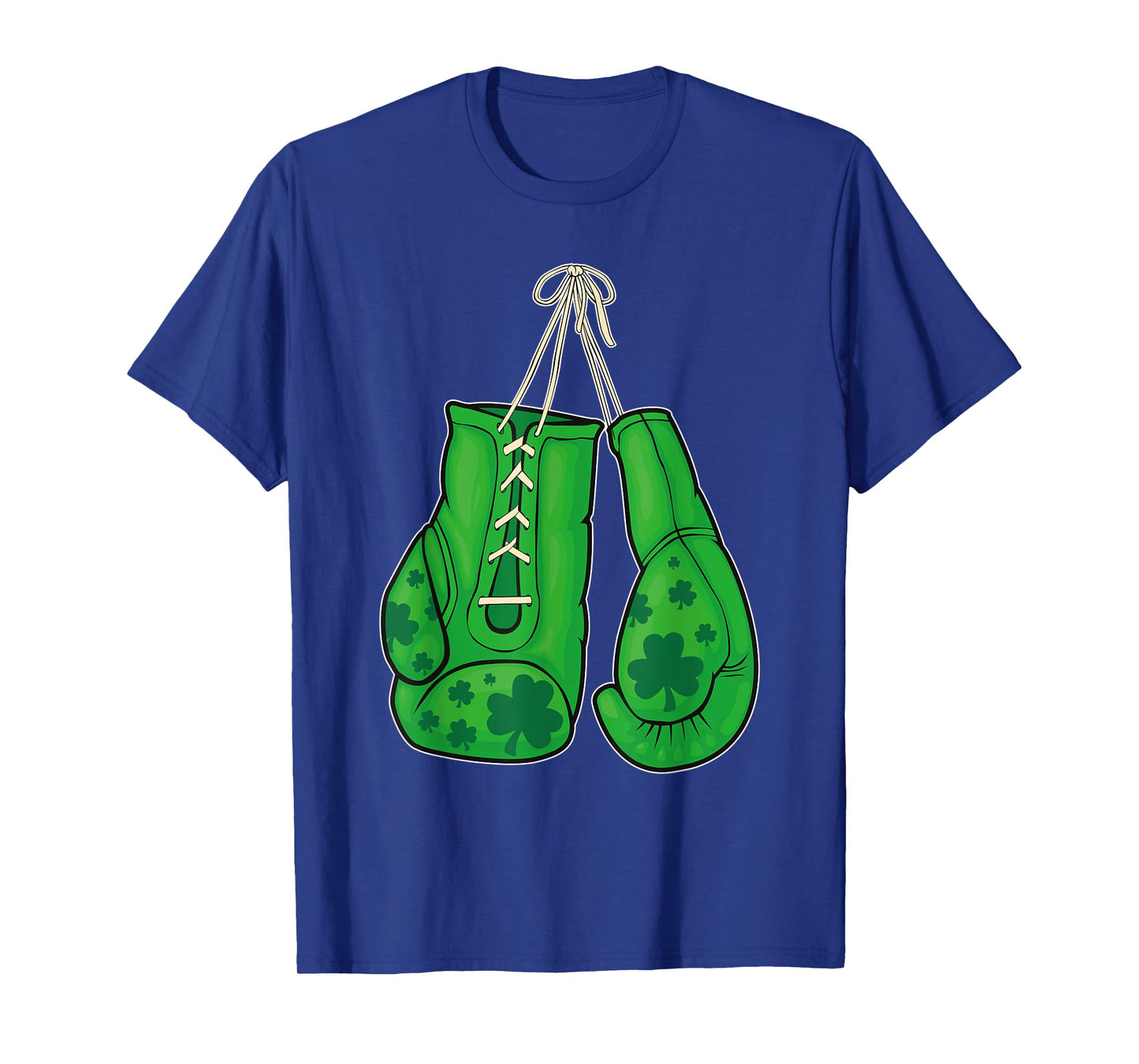 St Patricks Day Boxing Gloves Green Lucky Shamrock T-Shirt