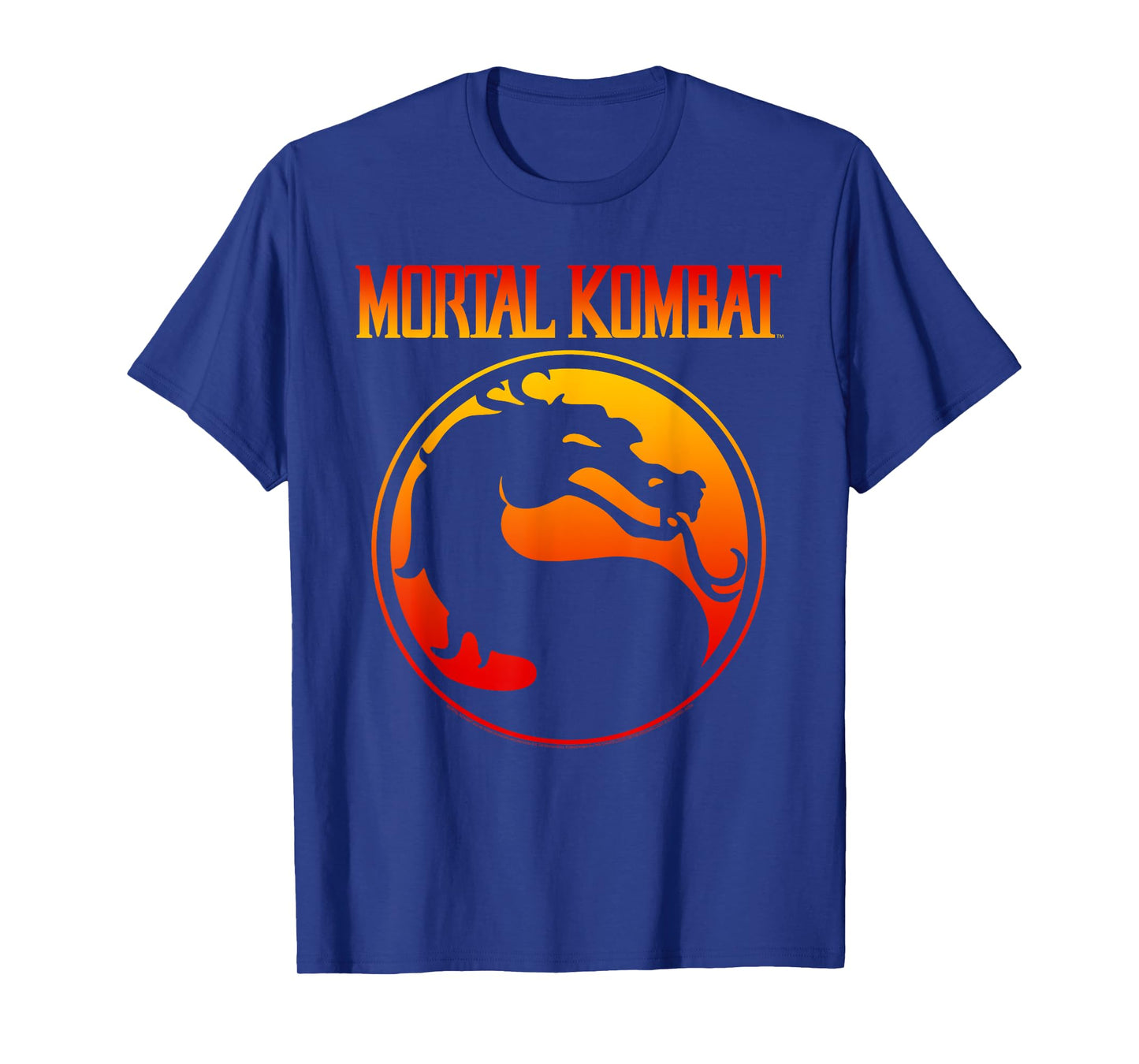 Mortal Kombat Klassic Dragon Gradient Logo Video Game T-Shirt