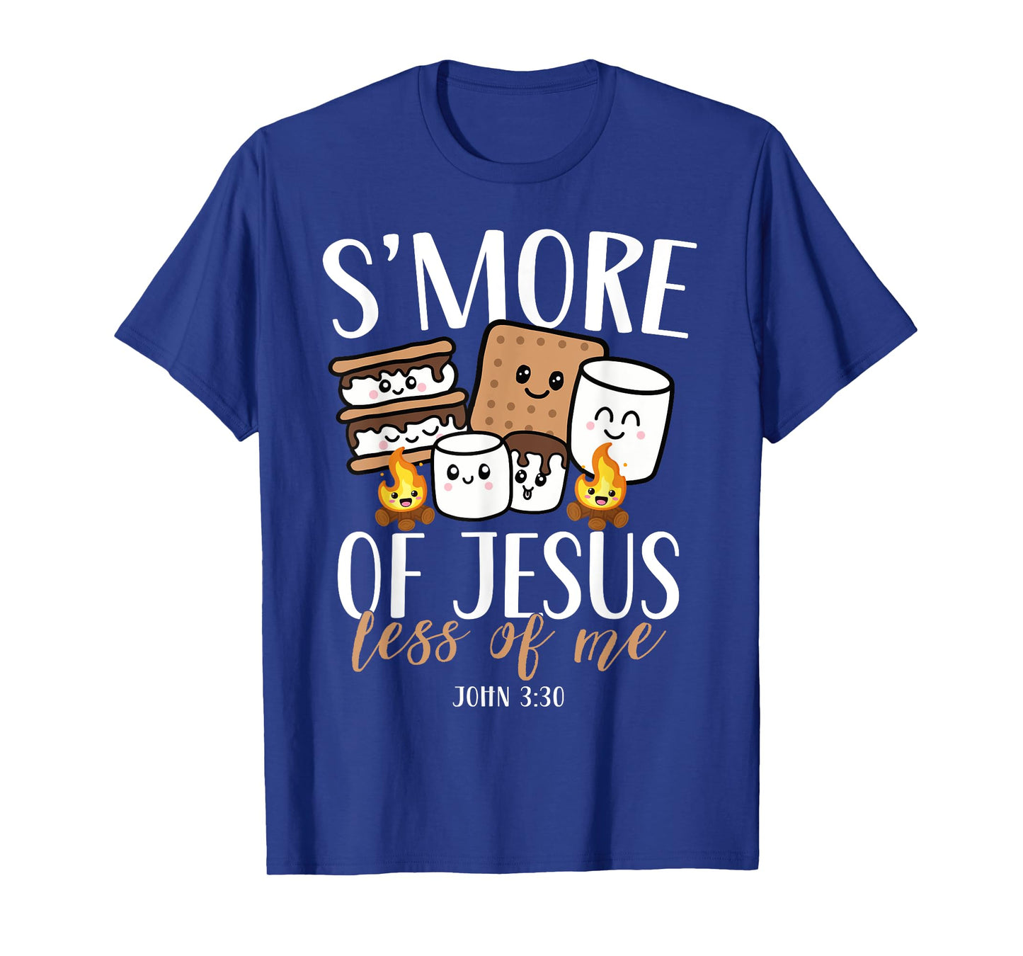 Smore Of Jesus Less Of Me Christian Camper Camping Lover T-Shirt