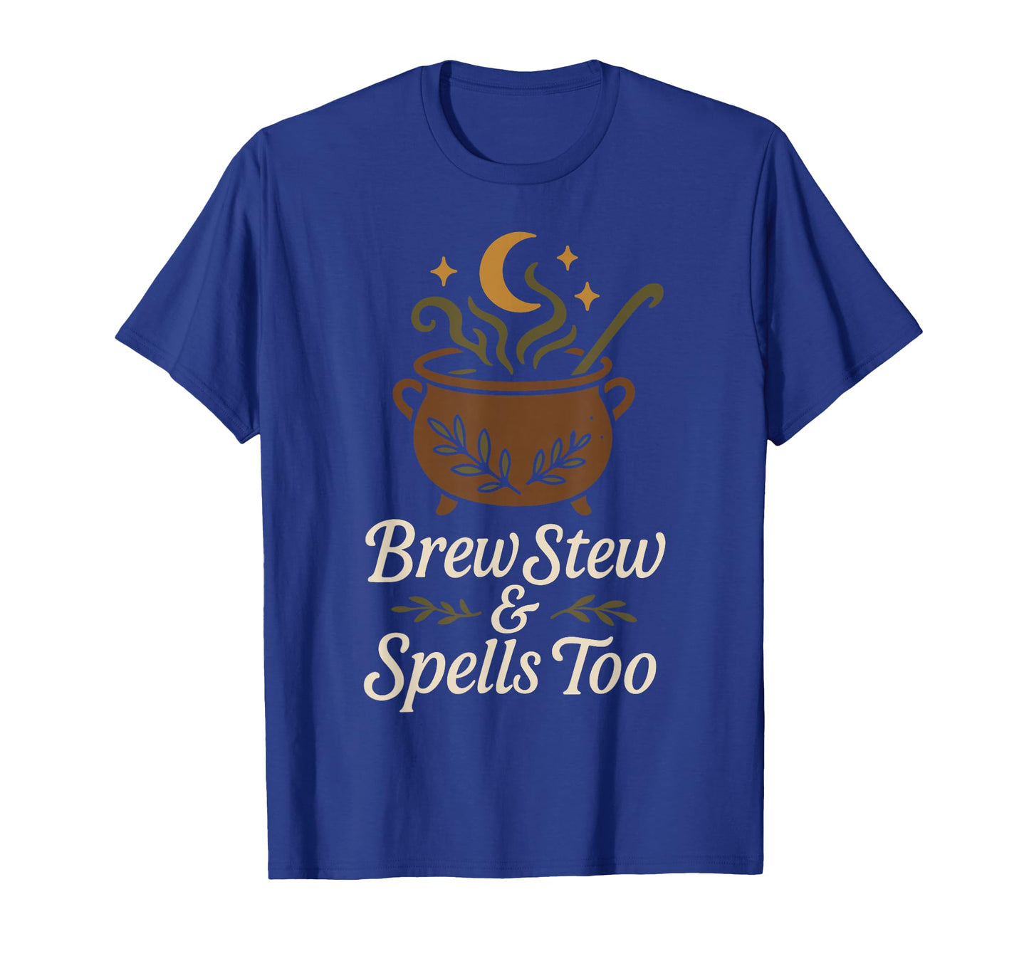 Kitchen Witch Herbs Magic Moonlight Cooking Pagan Vibes T-Shirt