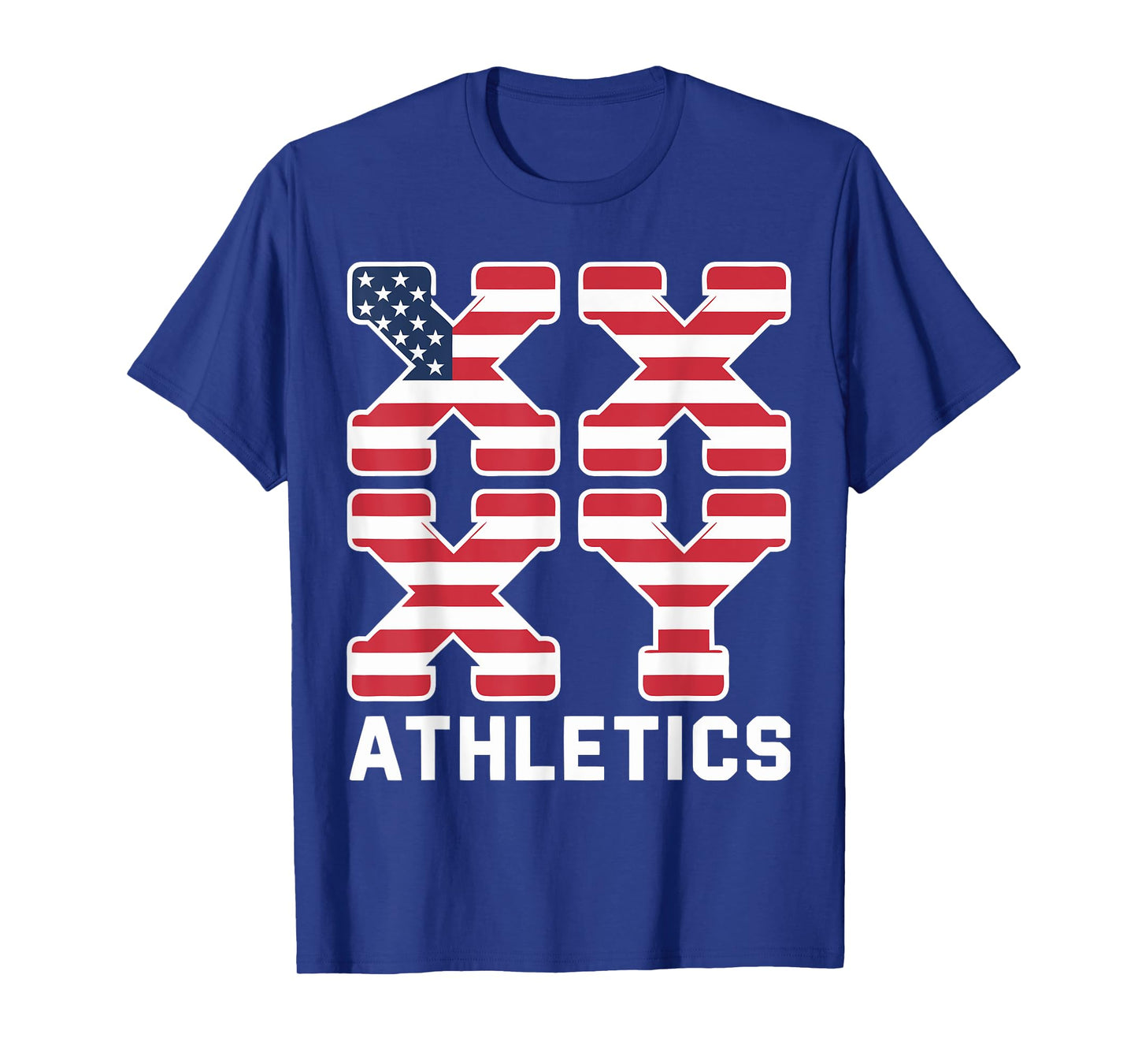 Gender Genetic American Flag XX XY Athletics T-Shirt