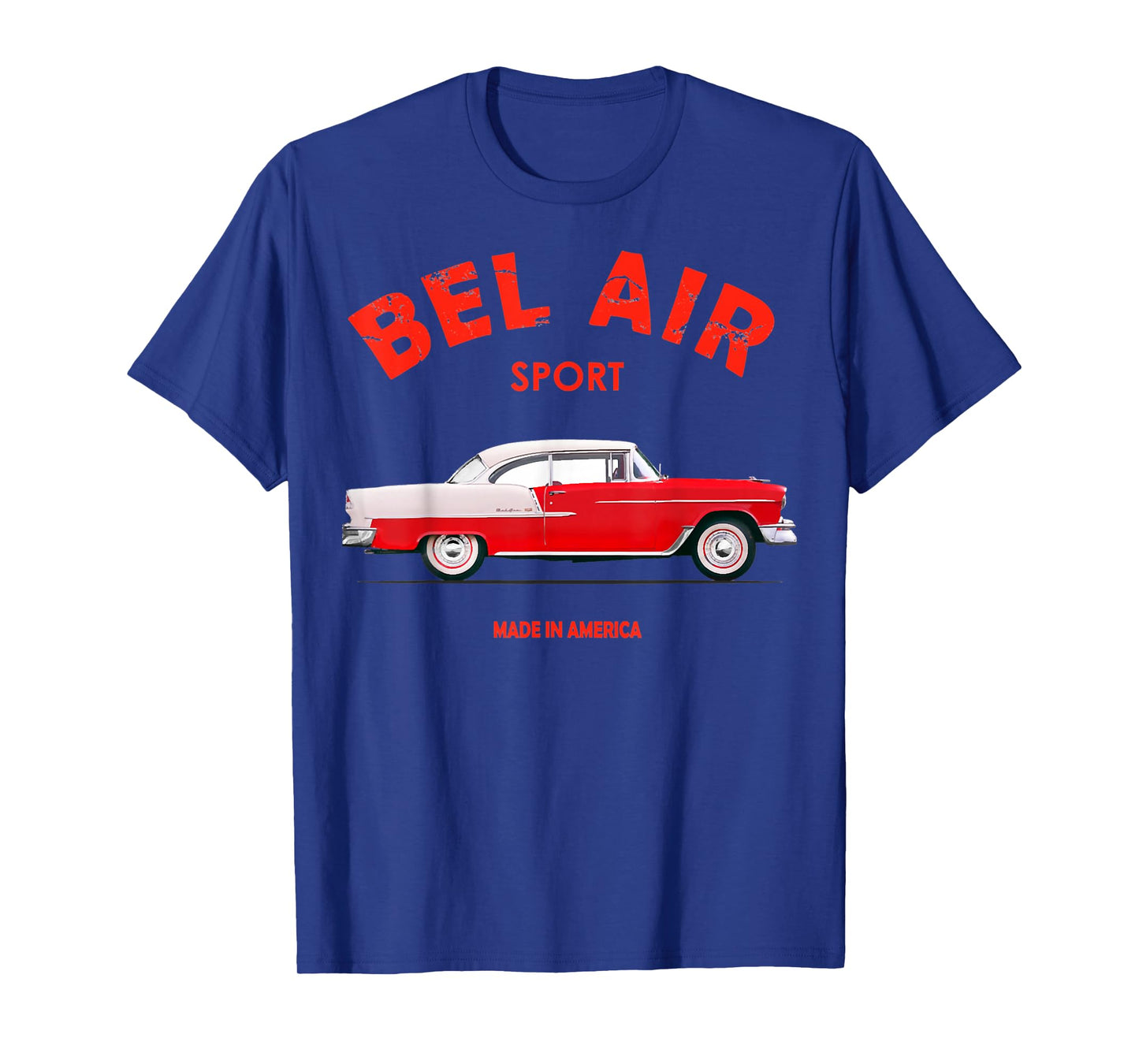 1955 55 chevys bel air sport classic vintage muscle car T-Shirt