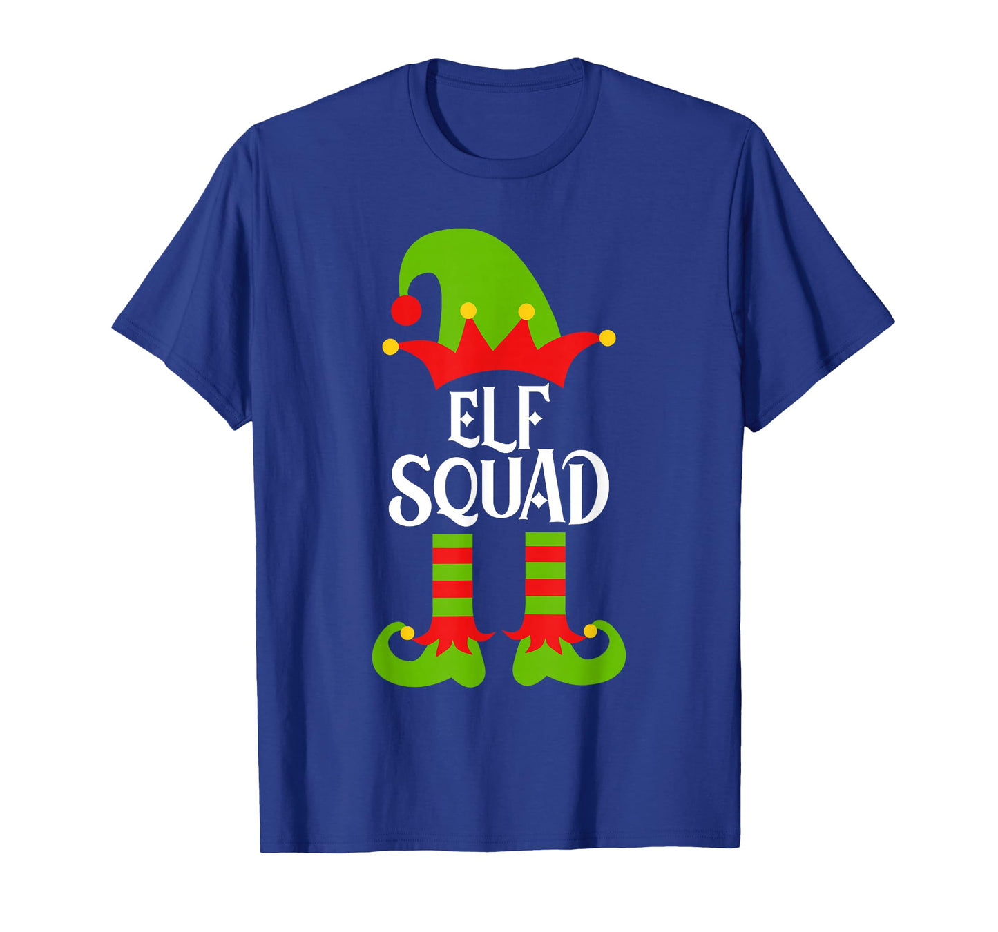 Elf Squad Funny Christmas Xmas Santa Family Holiday Pajamas T-Shirt