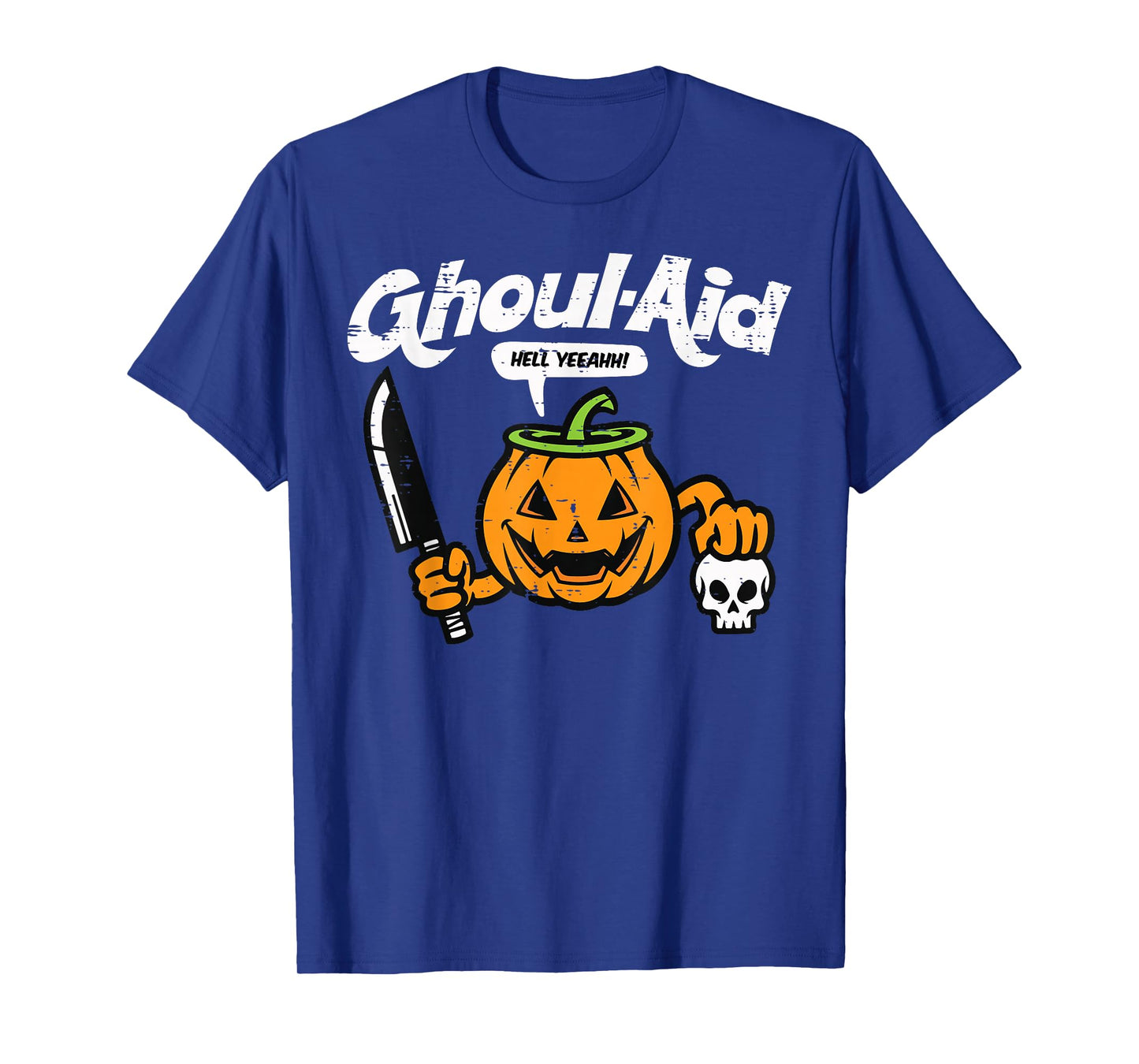 Halloween Pumpkin Ghoul Aid Funny Costume Men Women Kids T-Shirt