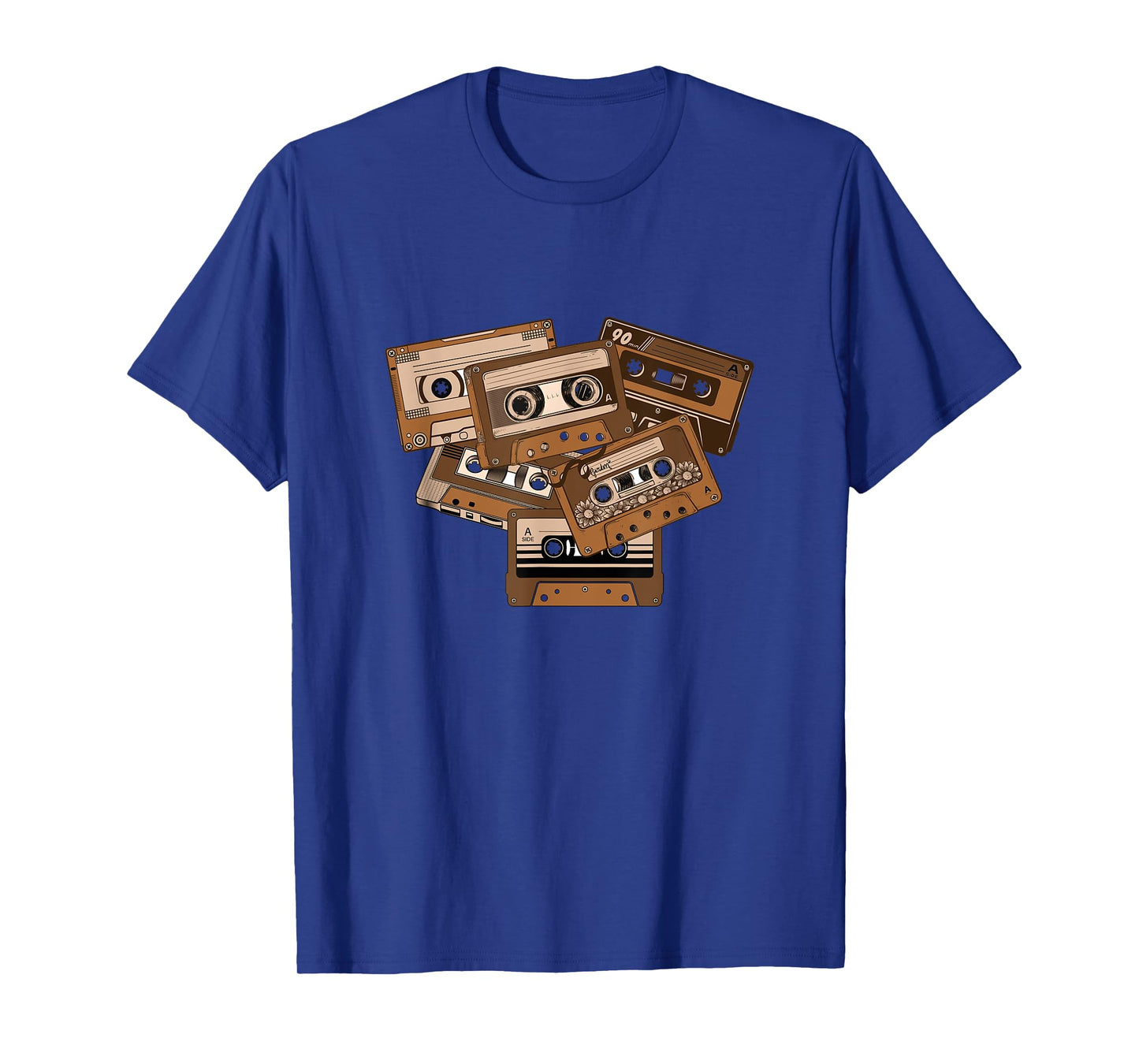 Brown Tape Cassettes Classic Old School Brown Color Graphic T-Shirt