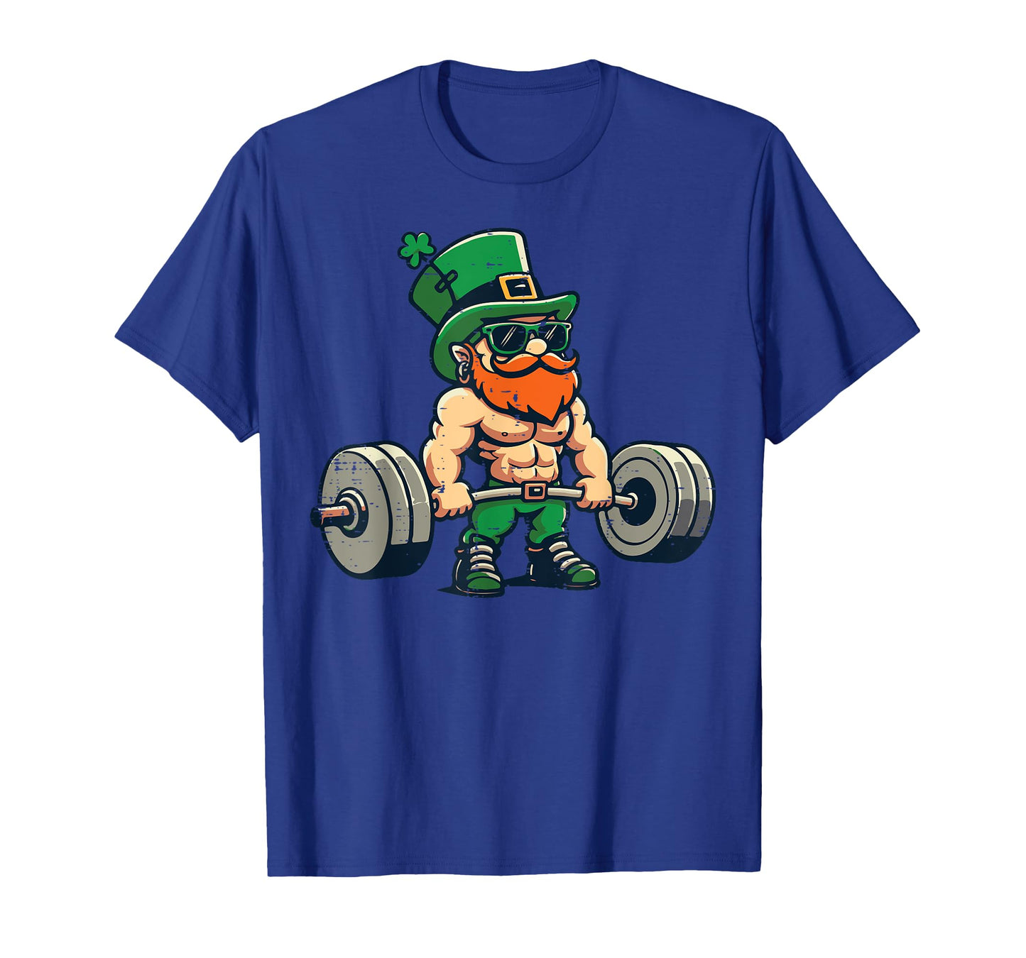 St Patricks Day Workout Deadlift Saint Pattys Gym Men Women T-Shirt