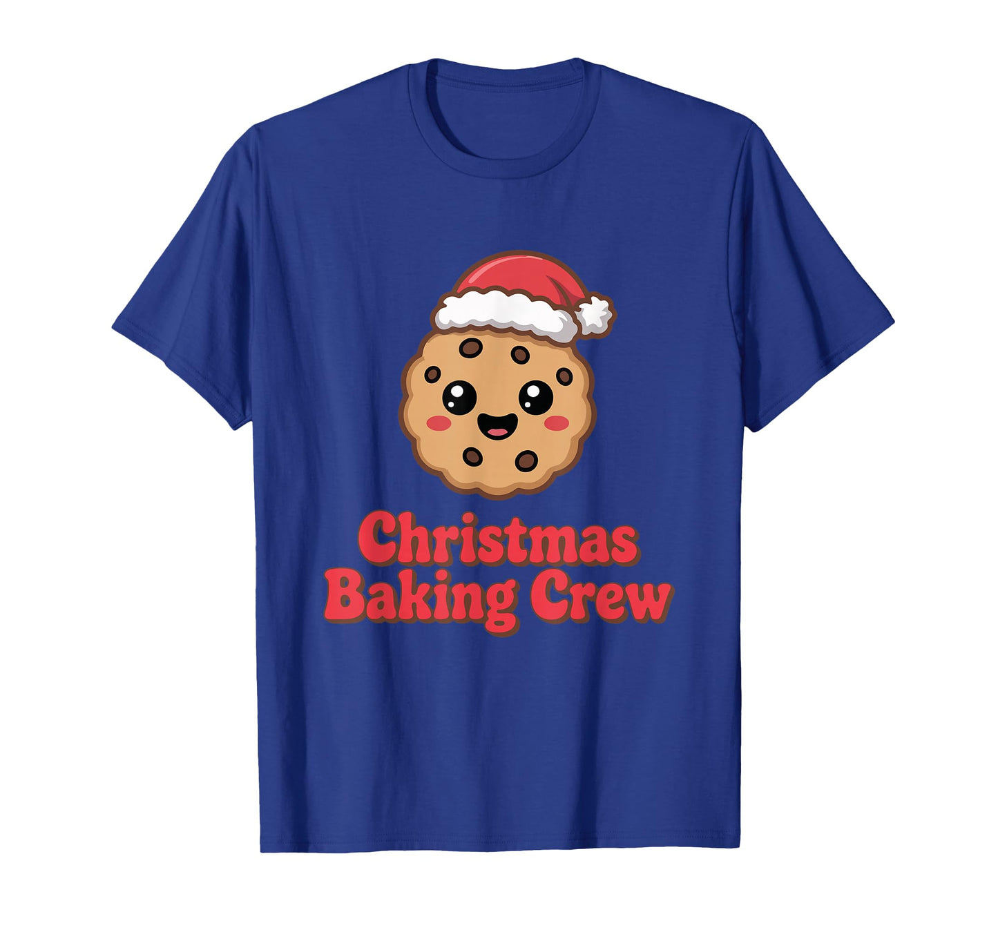 Christmas Baking Crew Cute Cookie Santa Hat T-Shirt