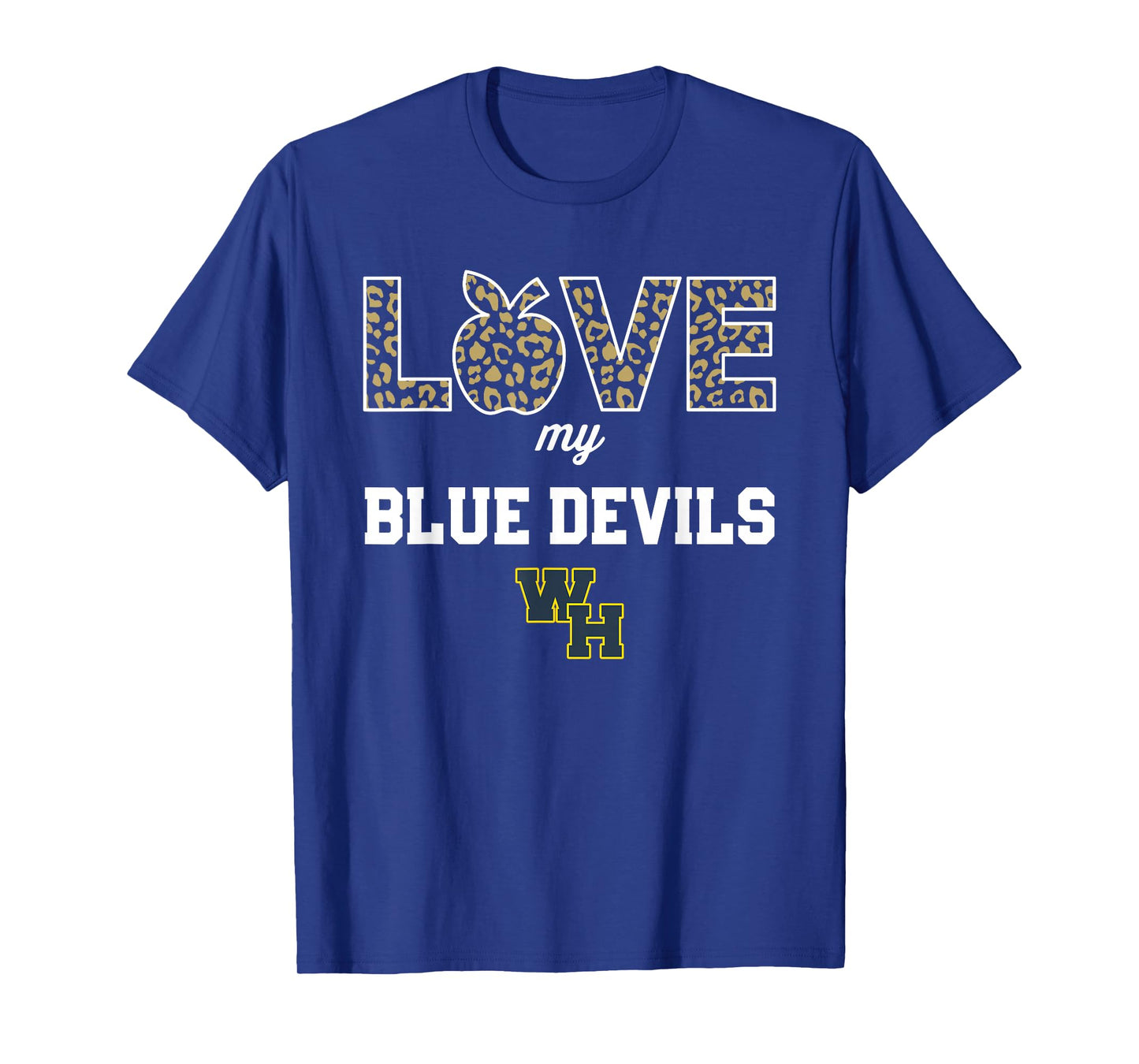 Winter Haven Blue Devils Logo Love My Team HS T-Shirt