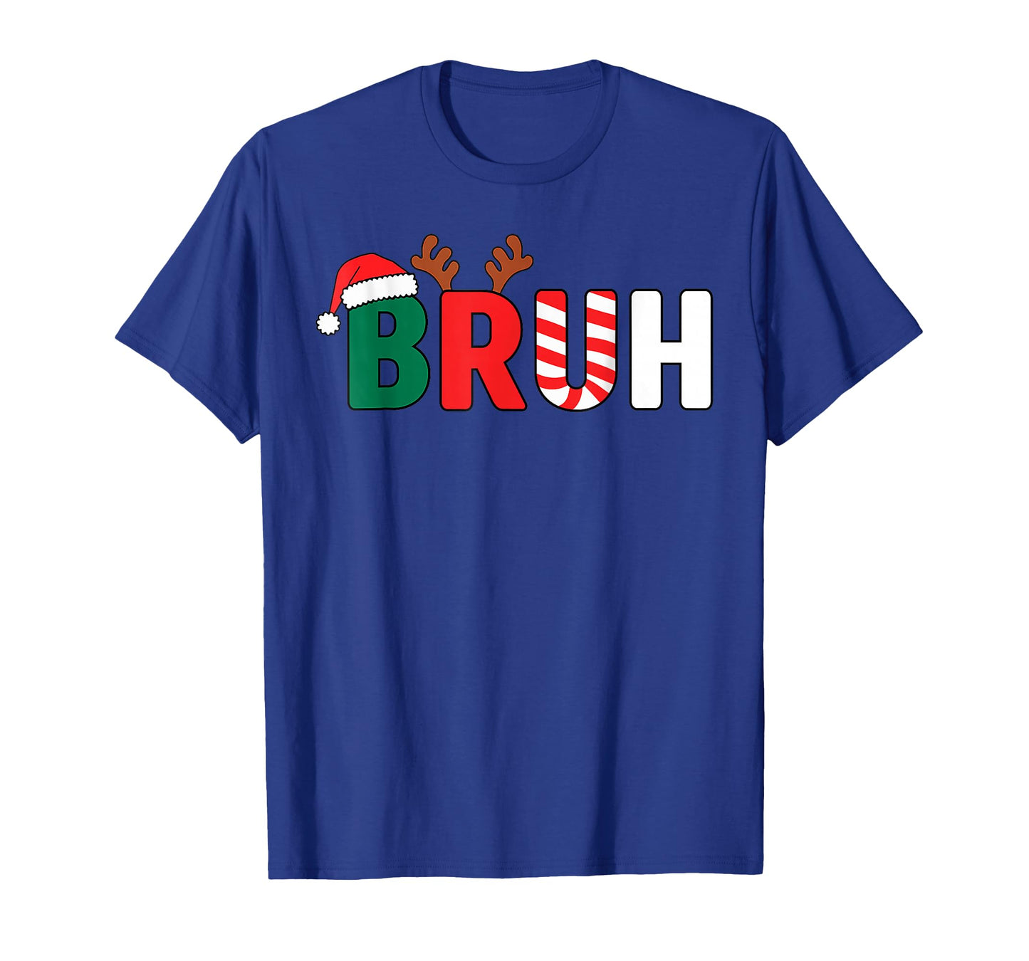 Bruh Christmas Kids Xmas Teens Boys Funny Christmas T-Shirt