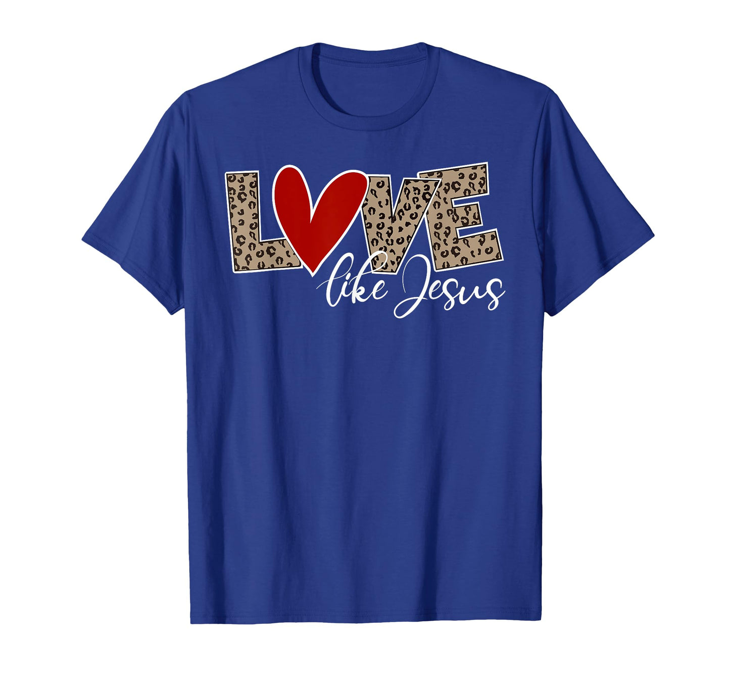 Love Like Jesus Leopard Print T-Shirt