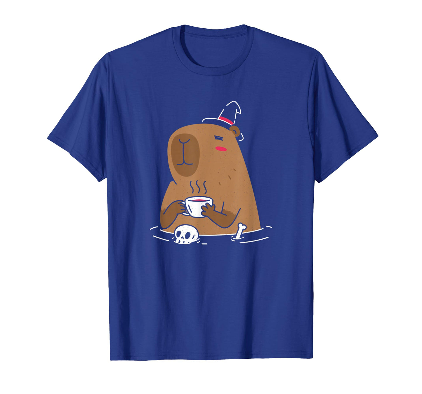 Witch Capybara Funny Halloween Holiday T-Shirt