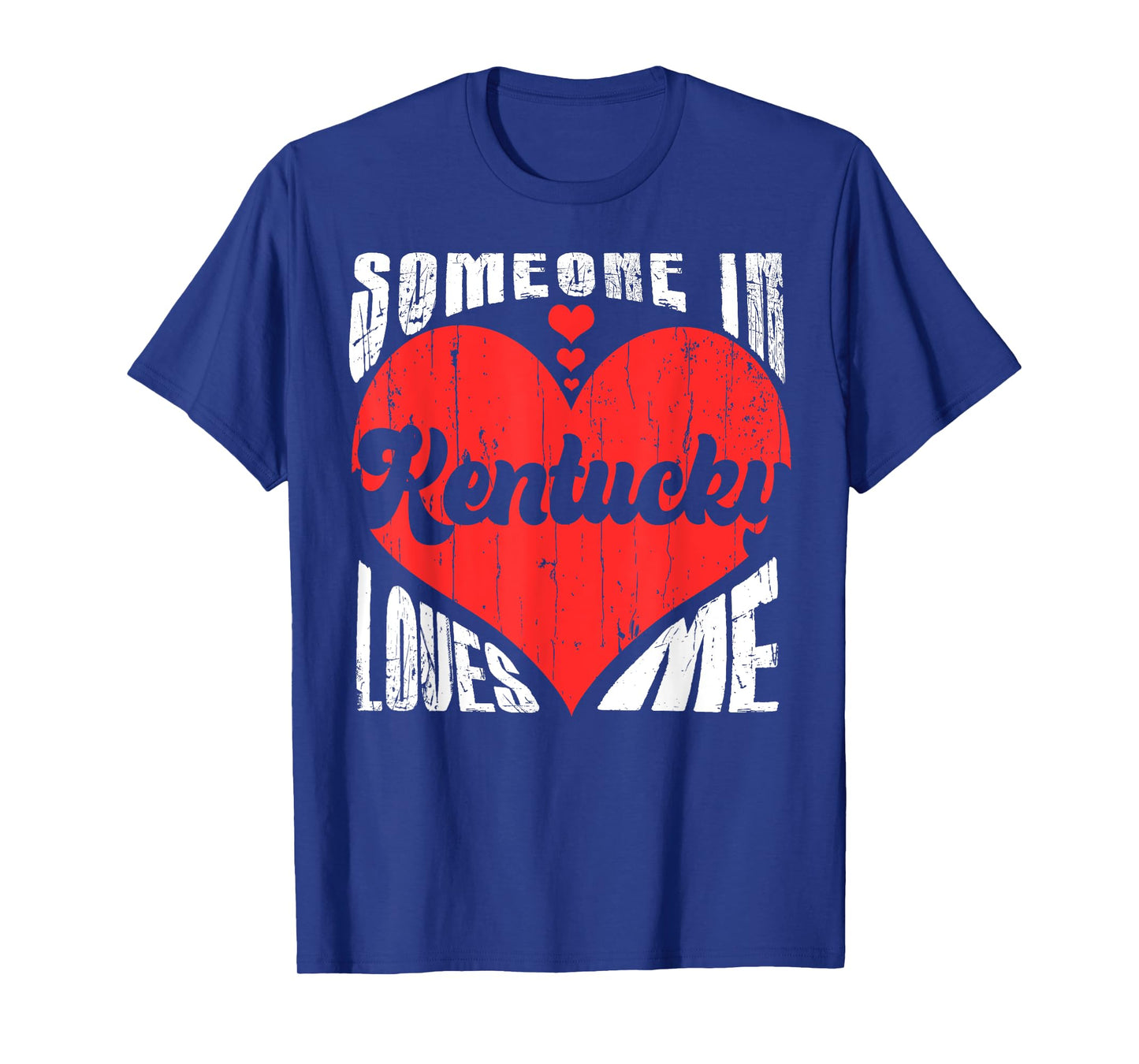 Someone In Kentucky Loves Me Heart Retro Vintage T-Shirt