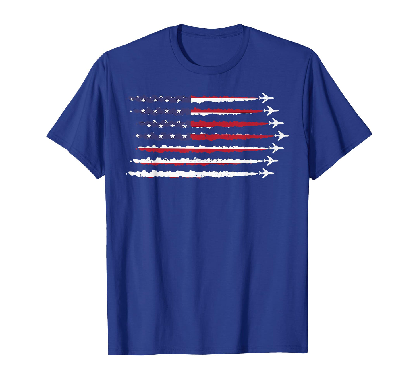 4th Of July America USA Flag Jets Patriotic Men Women Kids T-Shirt