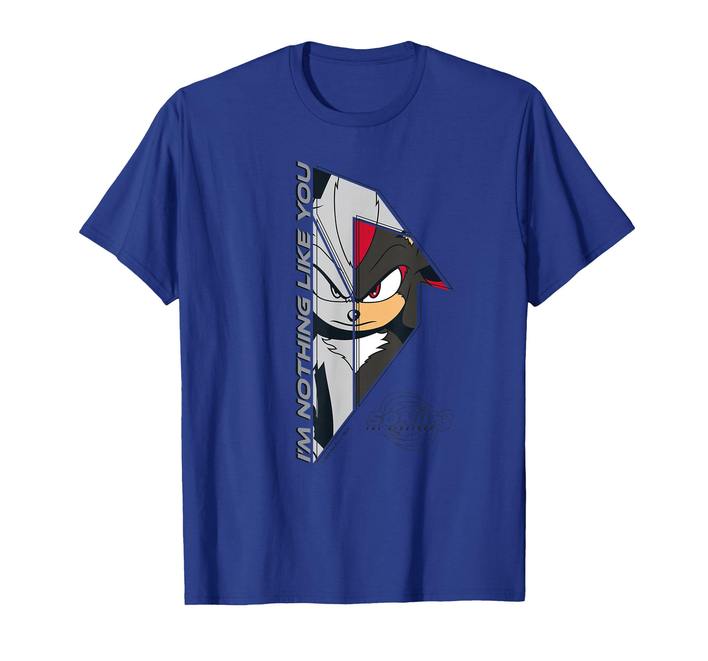 Sonic the Hedgehog 3 - Shadow "I'm Nothing Like You" T-Shirt