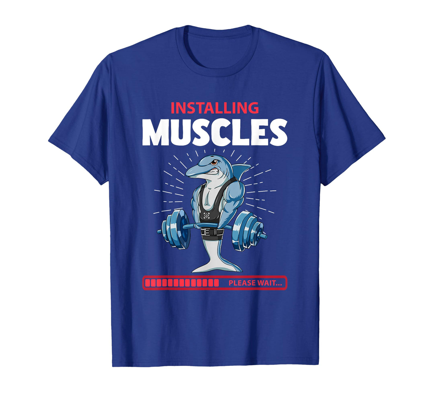 Dolphin Deadlift Fitness Gym Weightlifting T-Shirt