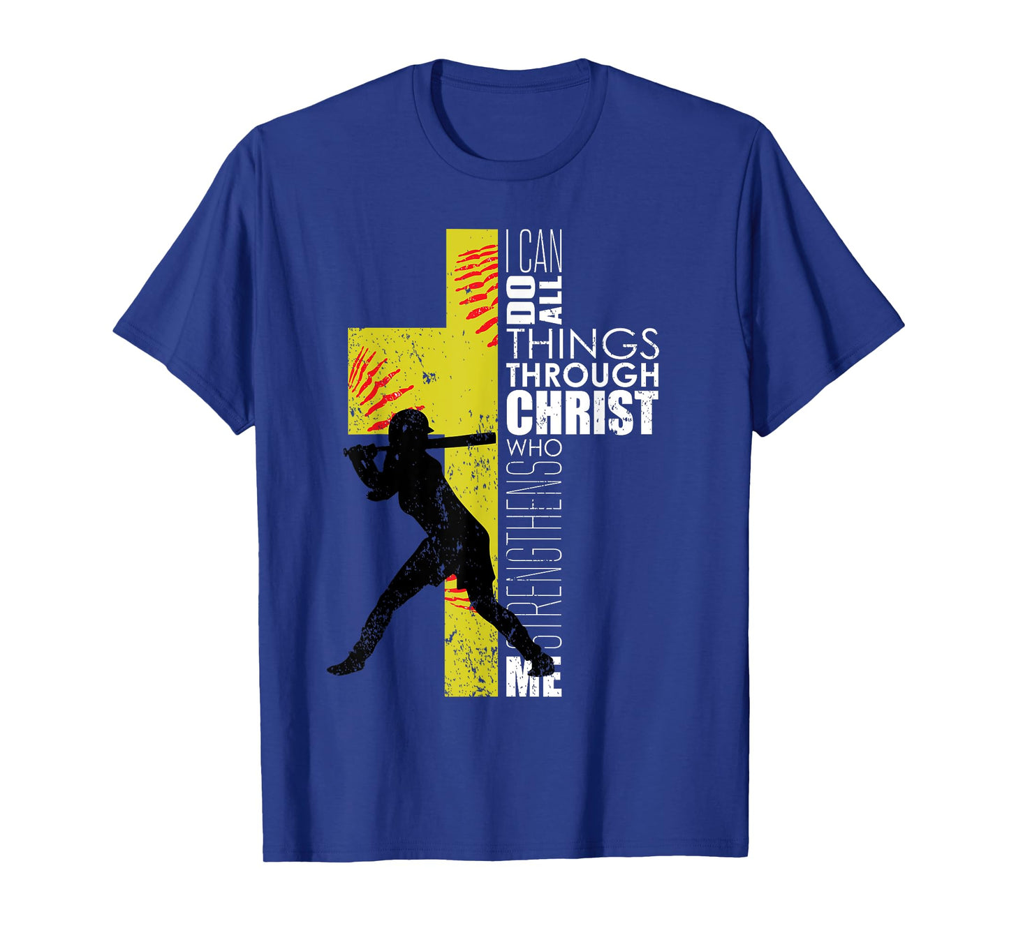 Softball Gifts Players Teen Girls Women Christian Religious T-Shirt
