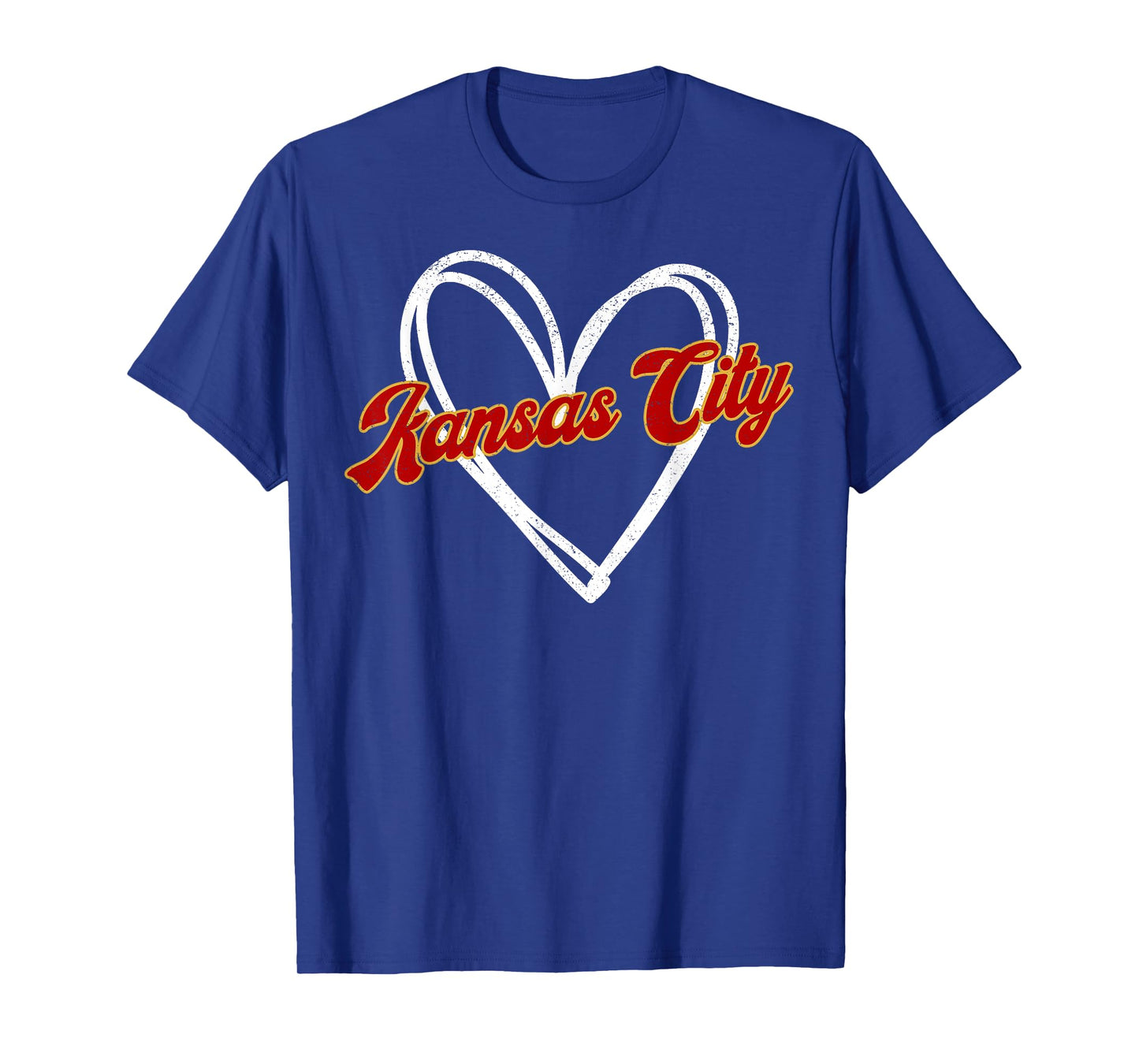 Vintage Kansas City K.C Men Women Kids Heart T-Shirt