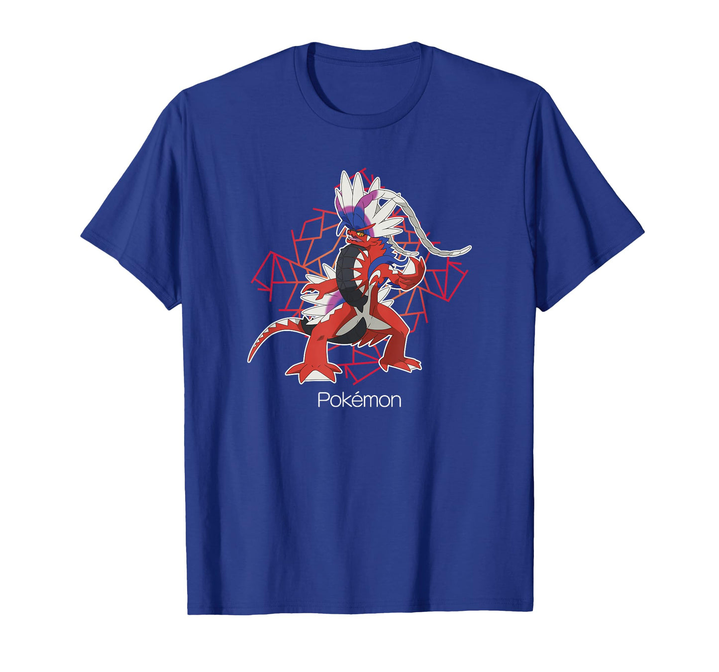Pokémon Koraidon Legendary Geometric Background Portrait T-Shirt