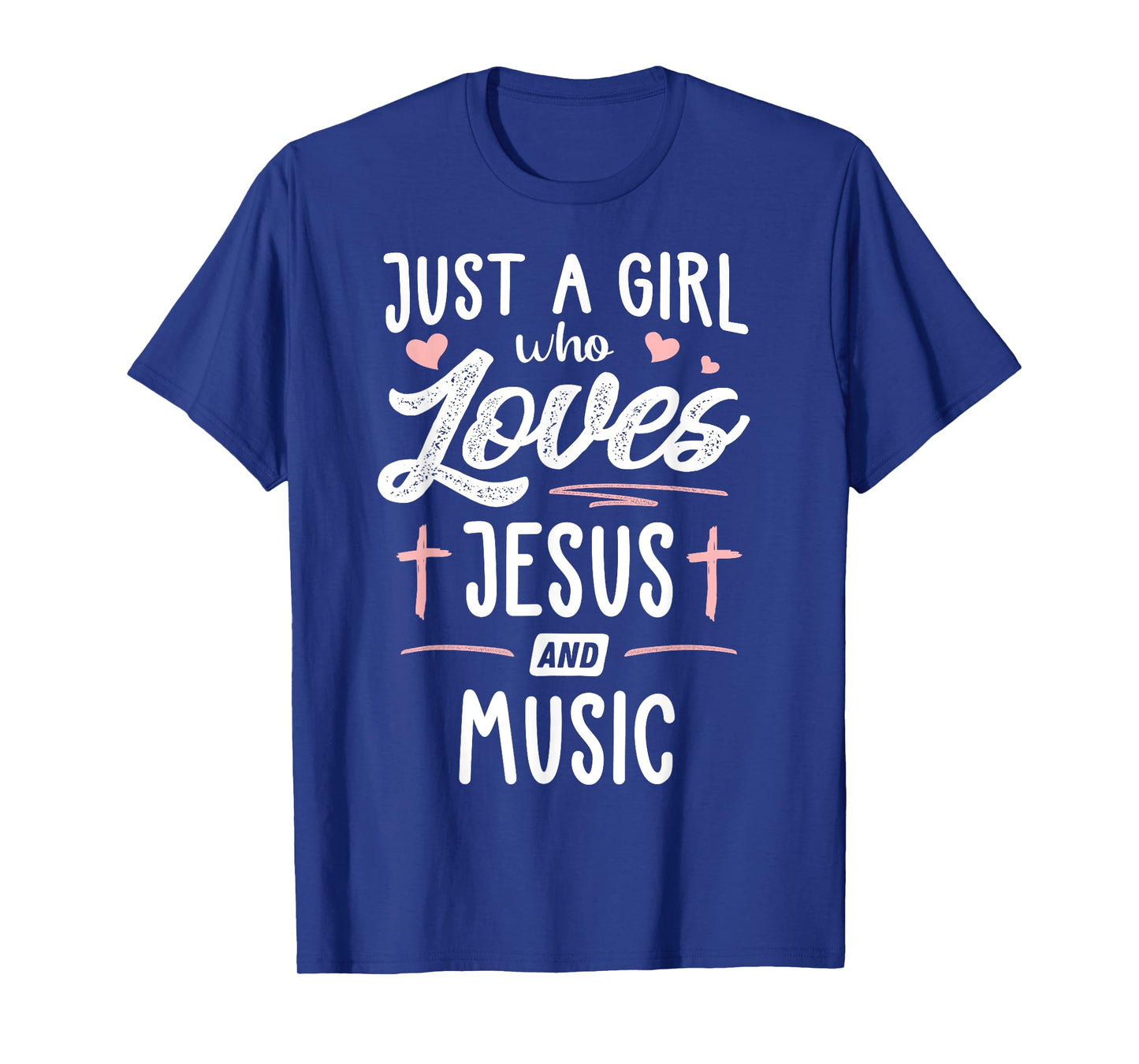 Just A Girl Who Loves Jesus And Music Gift Women T-Shirt