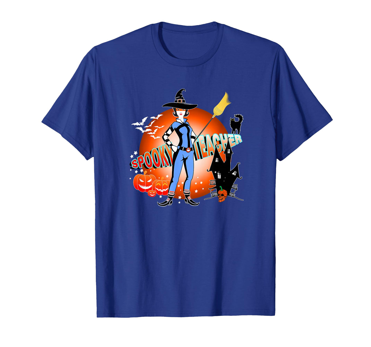 Spooky Teacher Halloween Witch Classroom for School T-Shirt